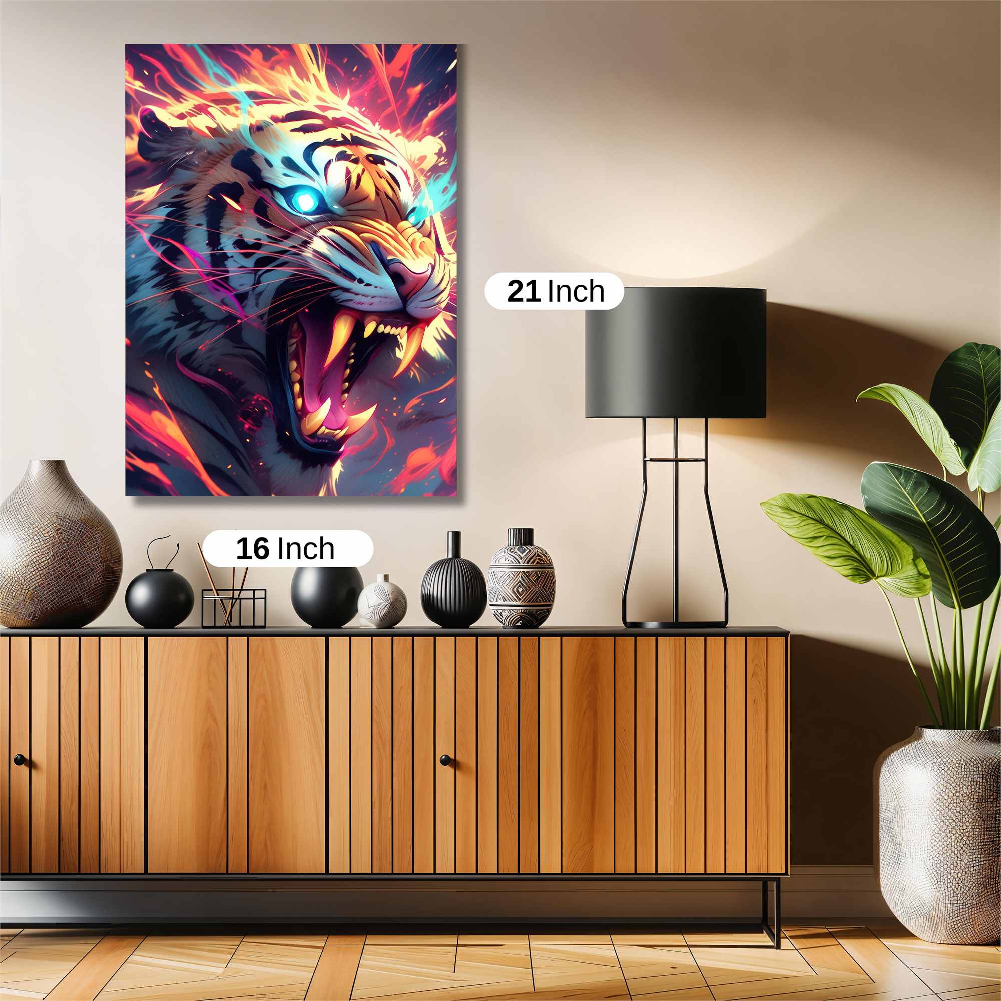 Tiger Blaze Safe Wall Magnetic / M