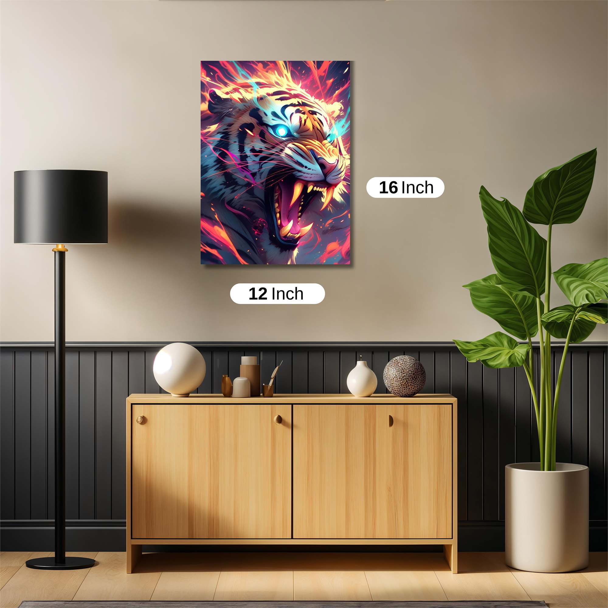 Tiger Blaze Safe Wall Magnetic / M