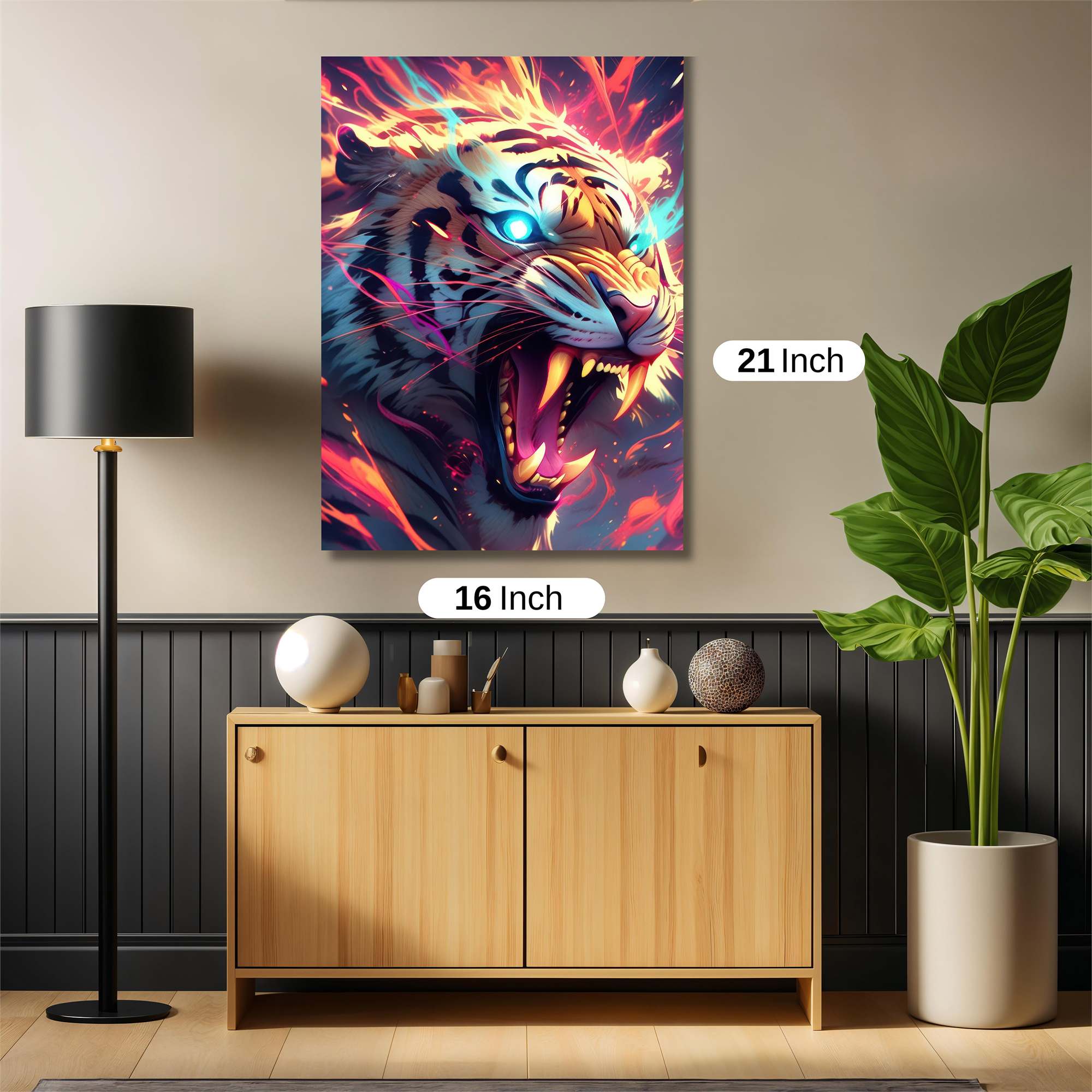 Tiger Blaze Safe Wall Magnetic / M