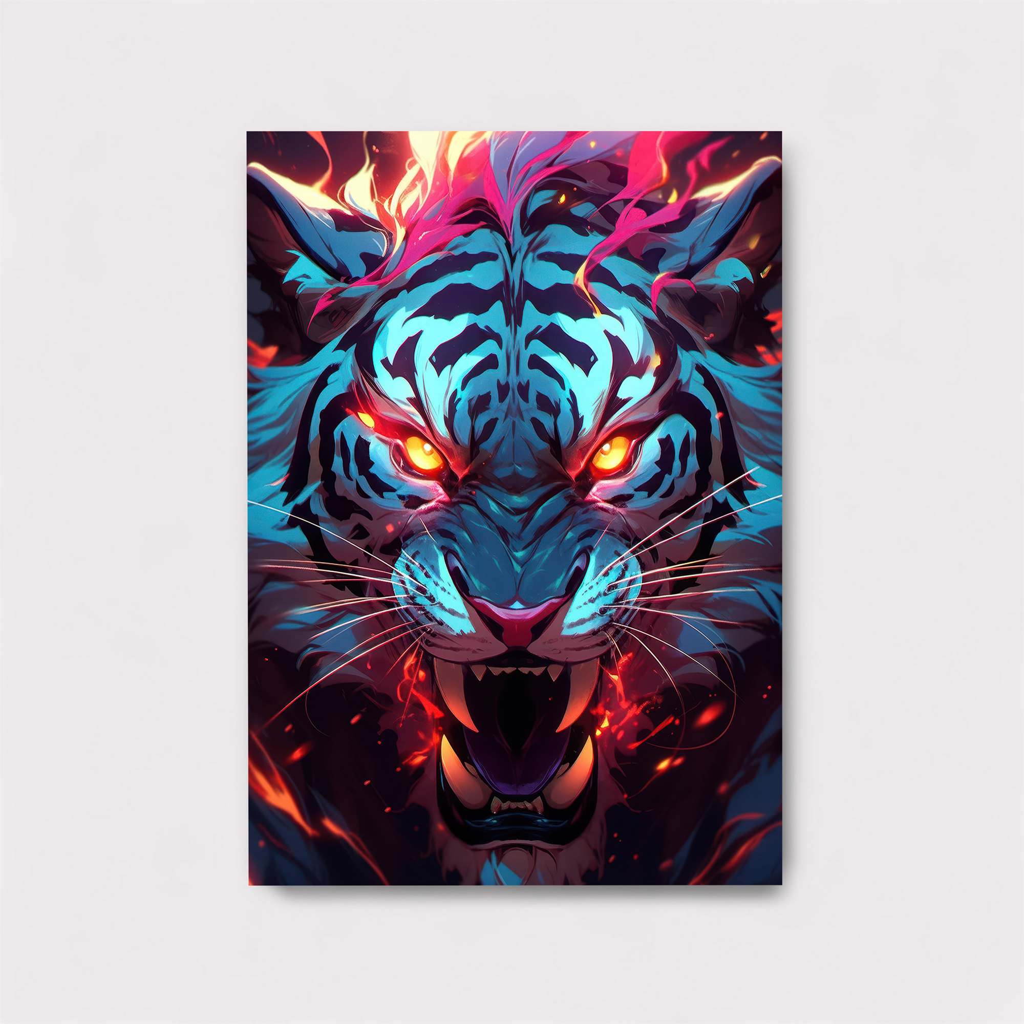 Tiger Inferno Safe Wall Magnetic / M