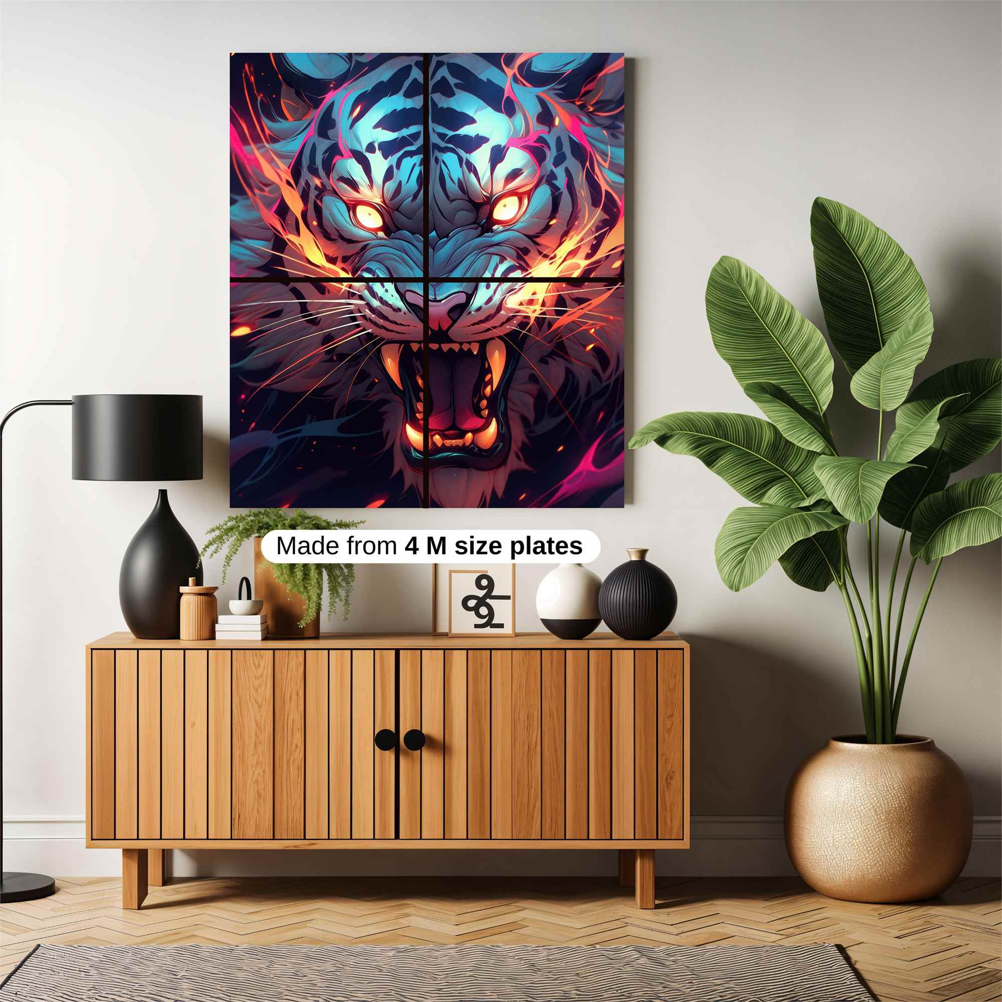 Tiger Blaze Safe Wall Magnetic / M