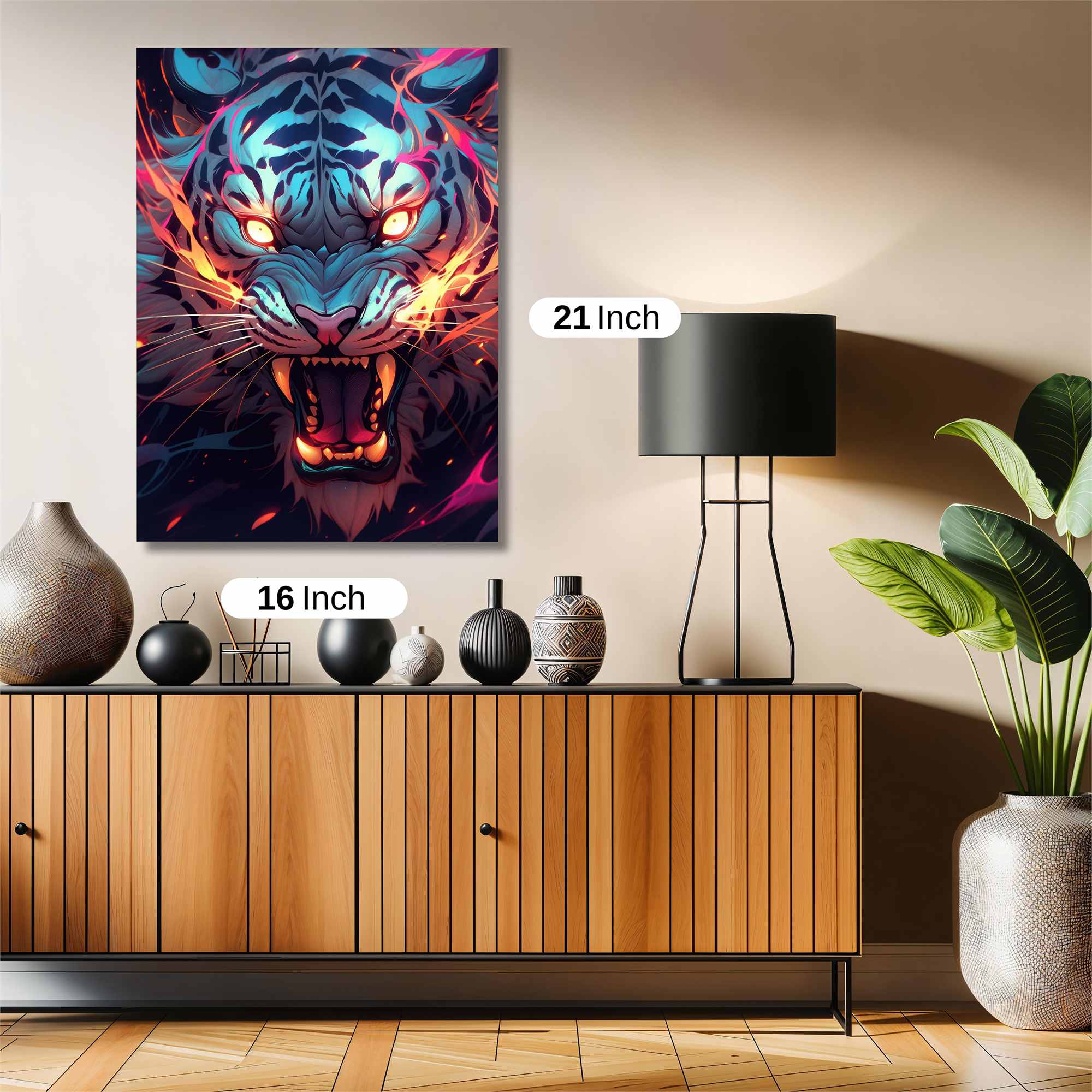 Tiger Blaze Safe Wall Magnetic / M