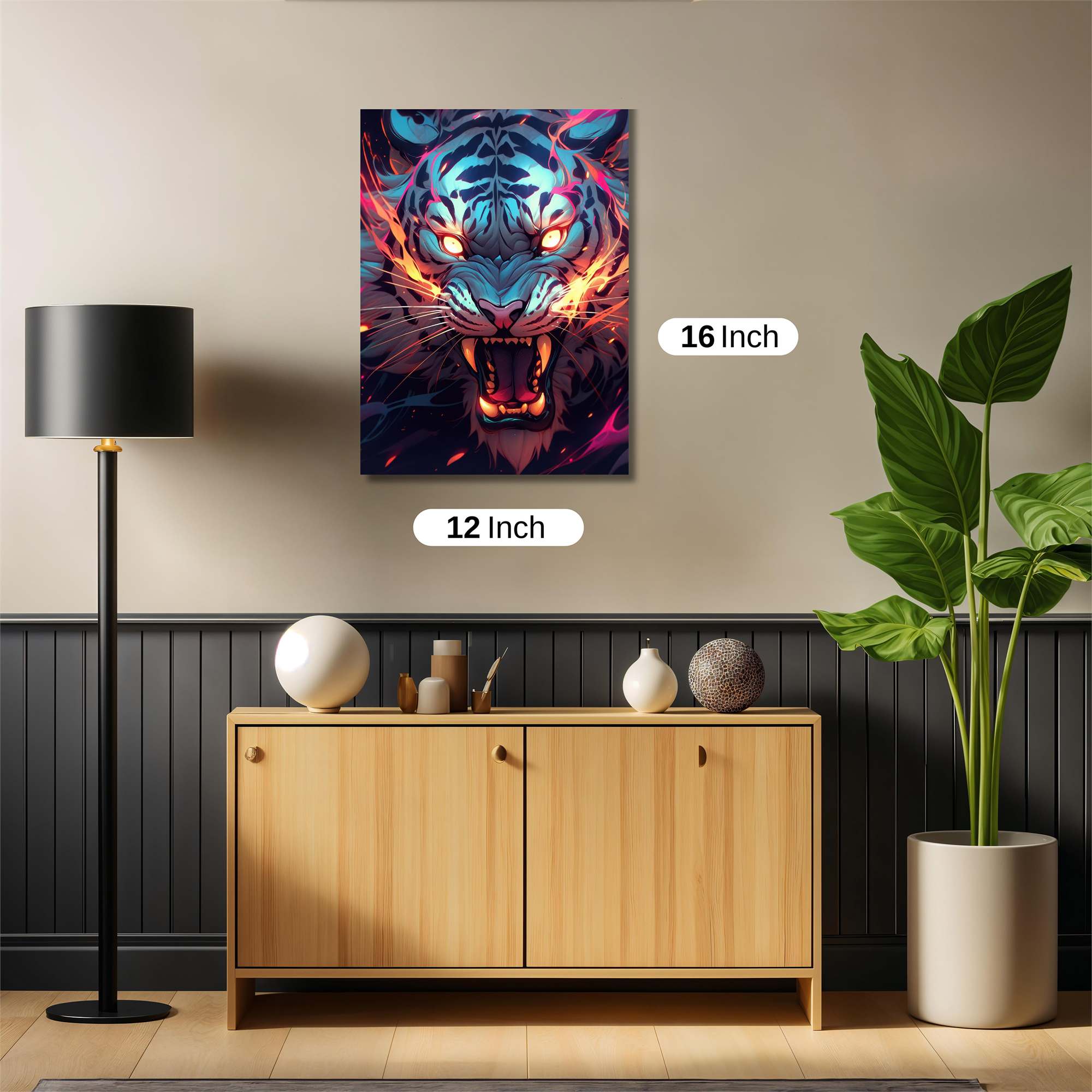 Tiger Blaze Safe Wall Magnetic / M