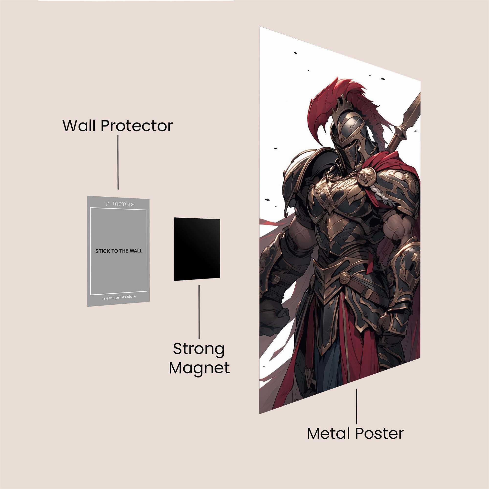 Achilles Resolute Safe Wall Magnetic / M