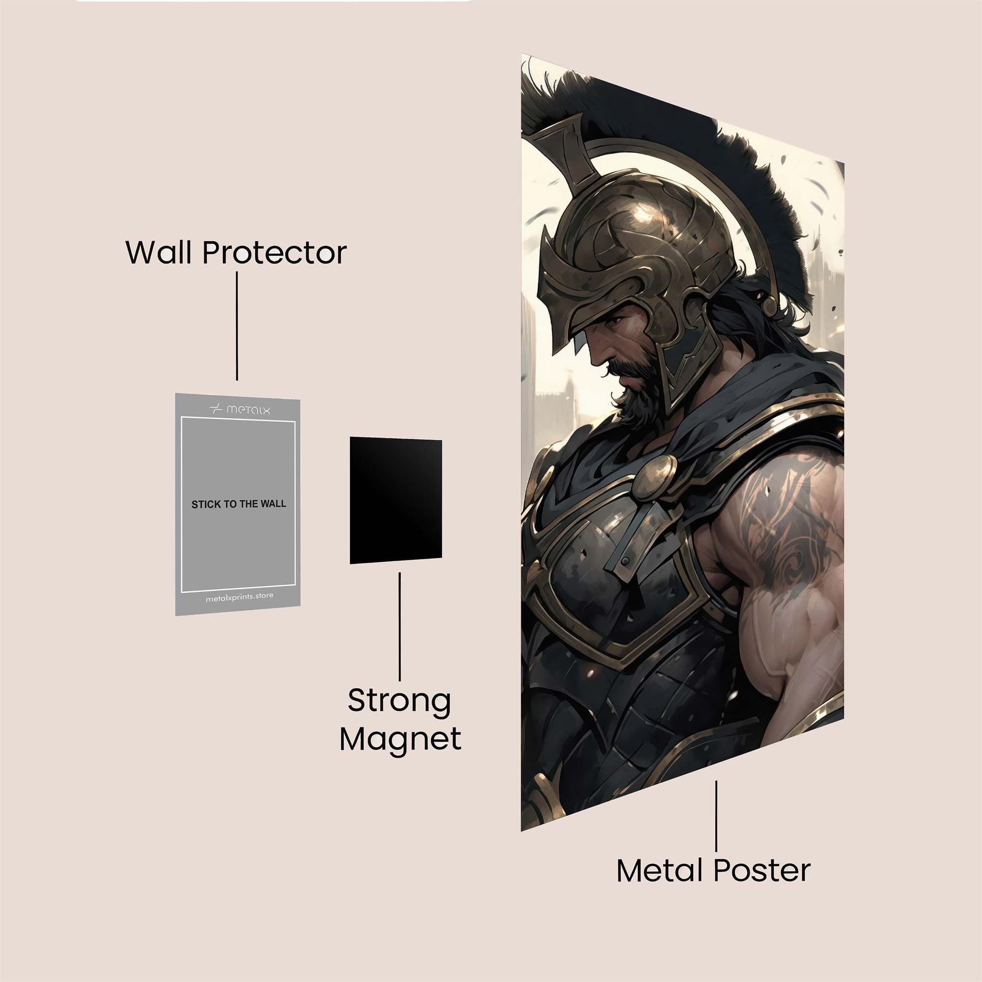 Achilles Resolute Safe Wall Magnetic / M