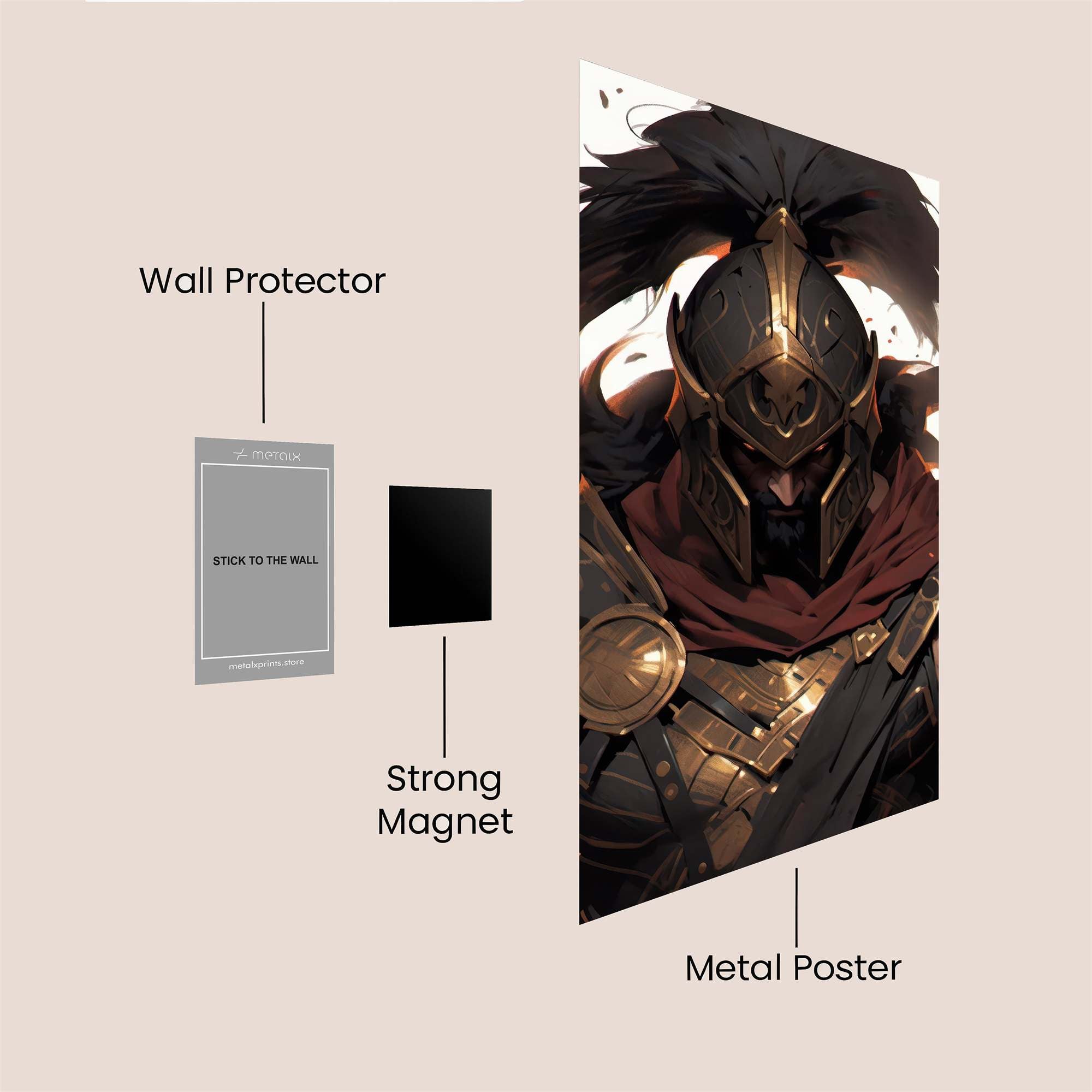 Achilles Fierce Safe Wall Magnetic / M