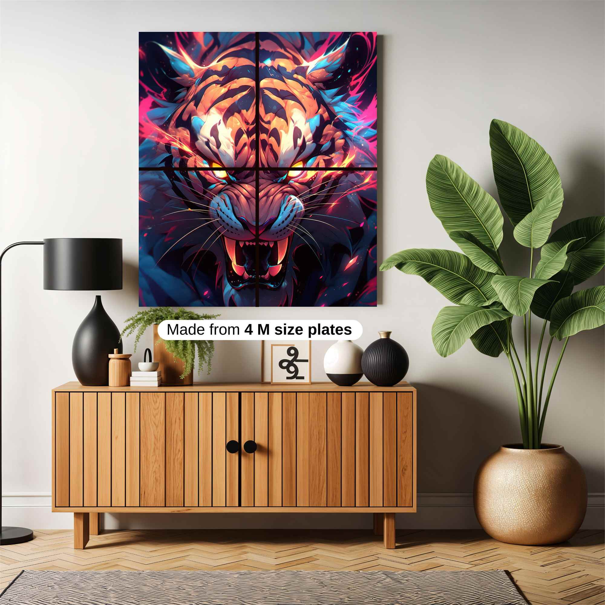 Fiery Rage Safe Wall Magnetic / M