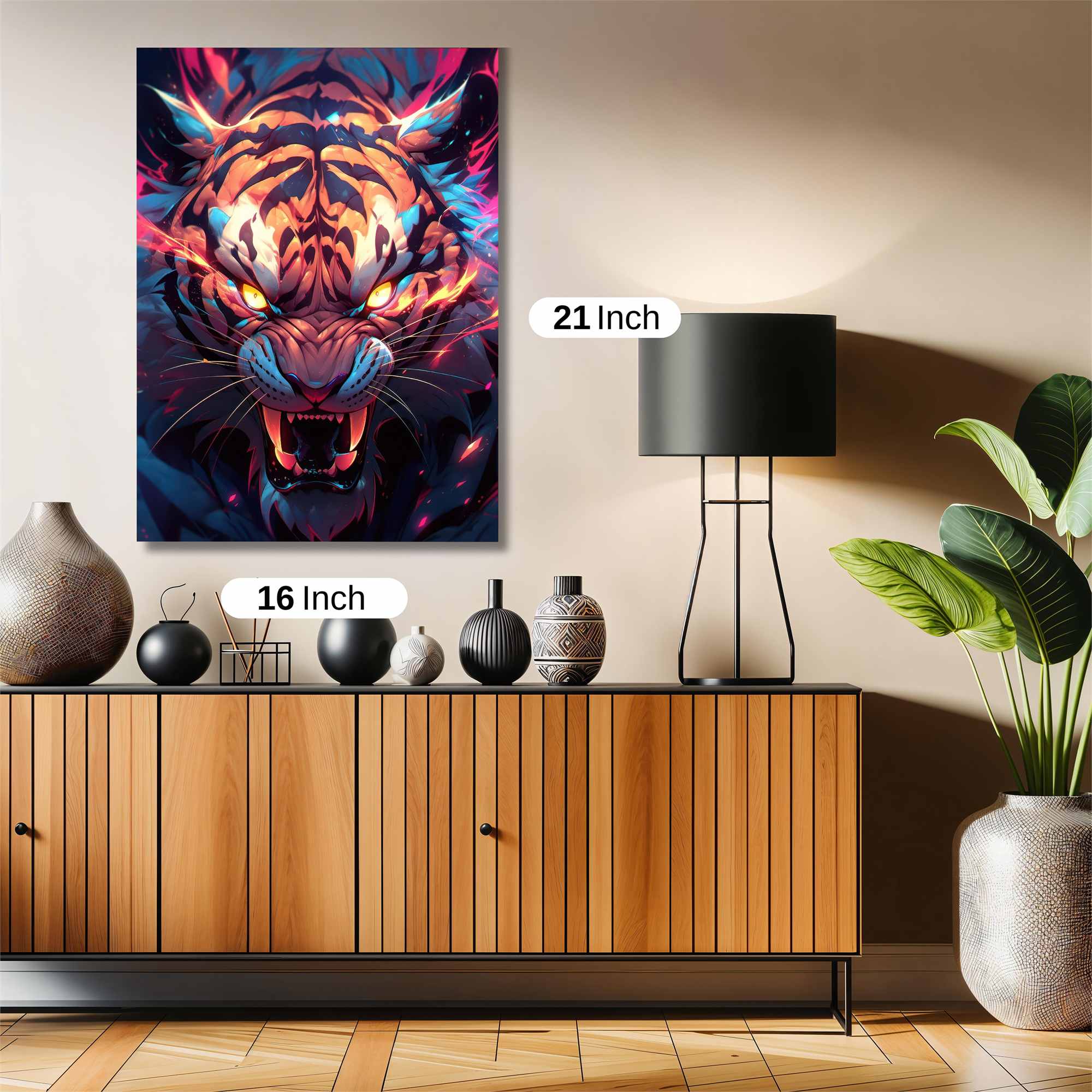 Fiery Rage Safe Wall Magnetic / M