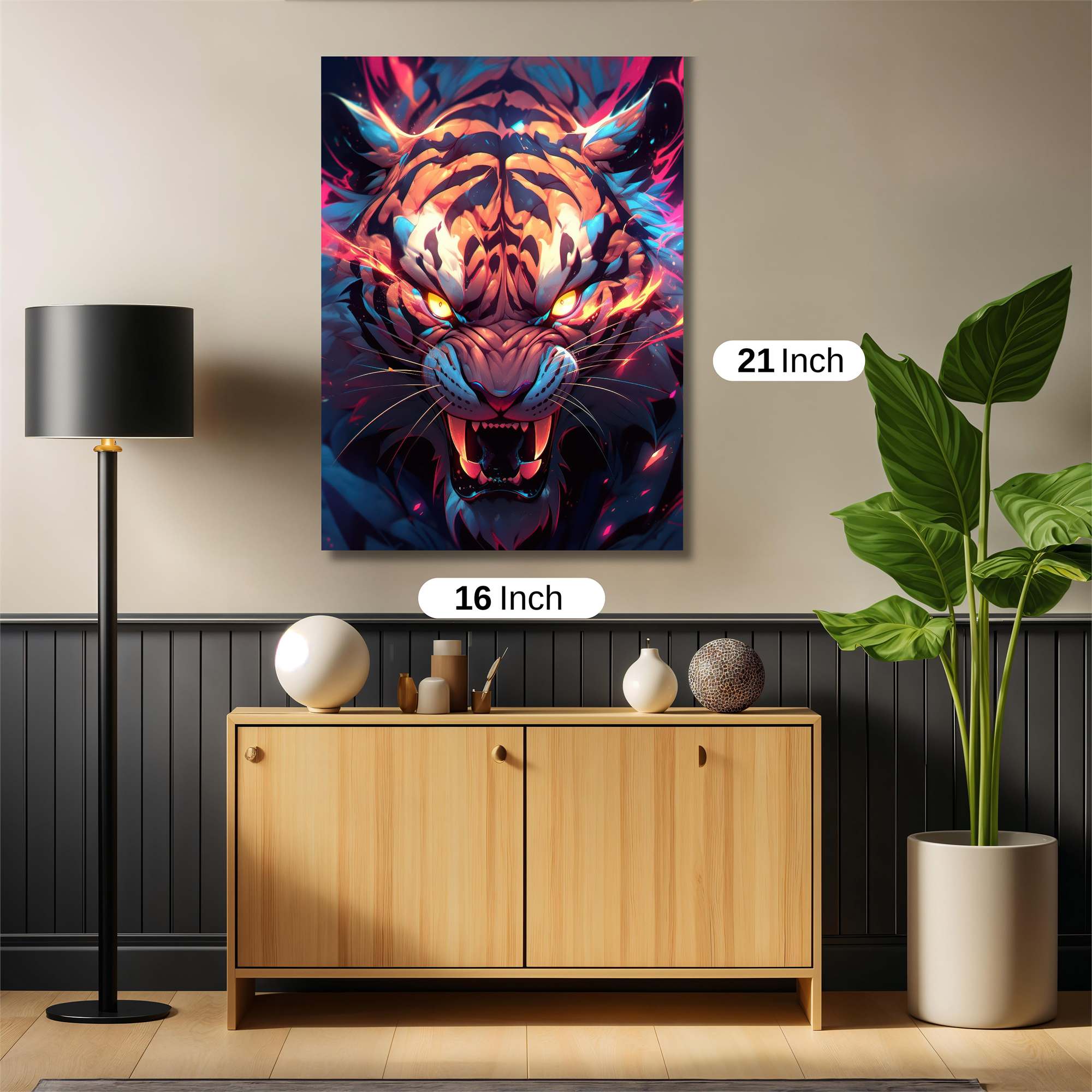 Fiery Rage Safe Wall Magnetic / M