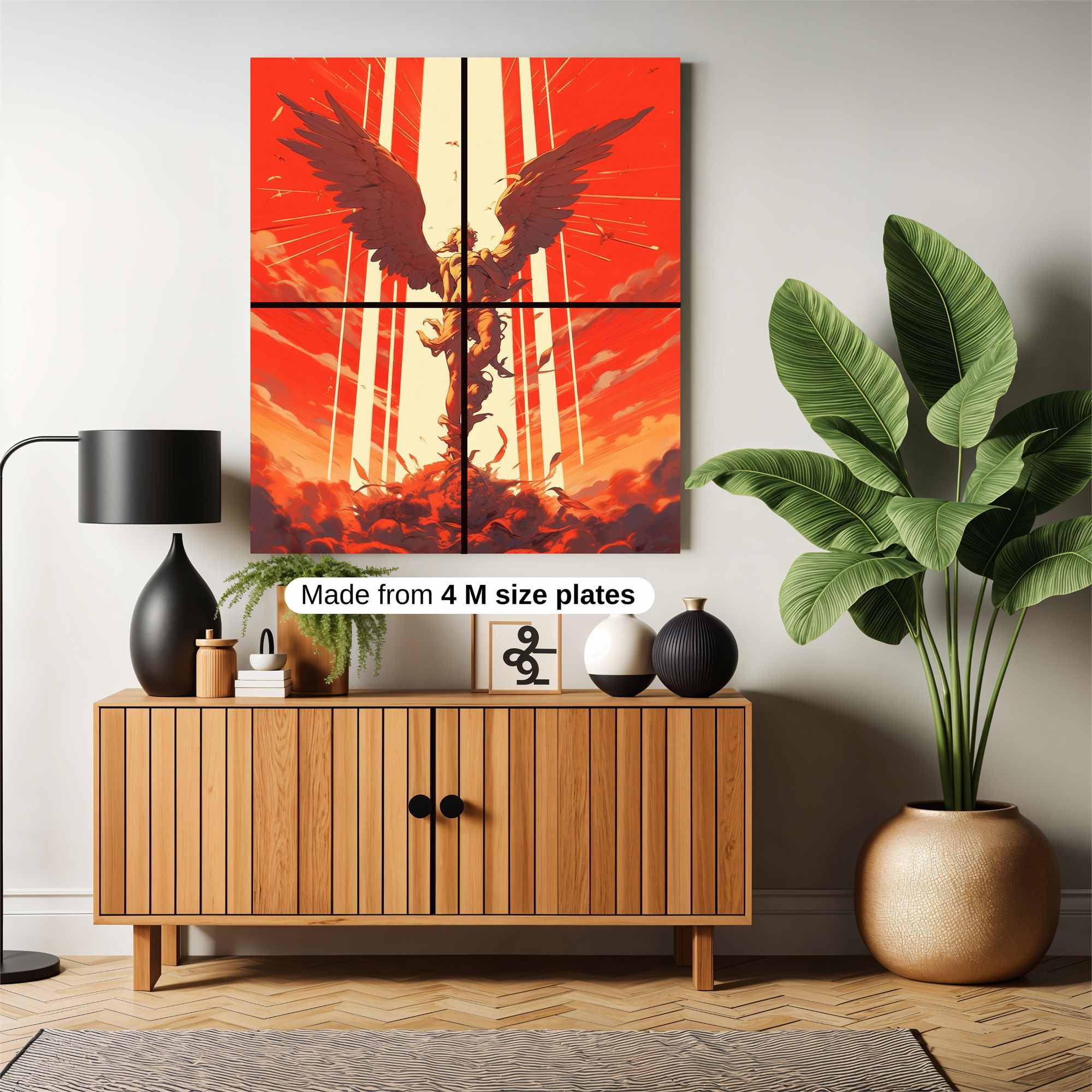 Lucifer Ascends Safe Wall Magnetic / M