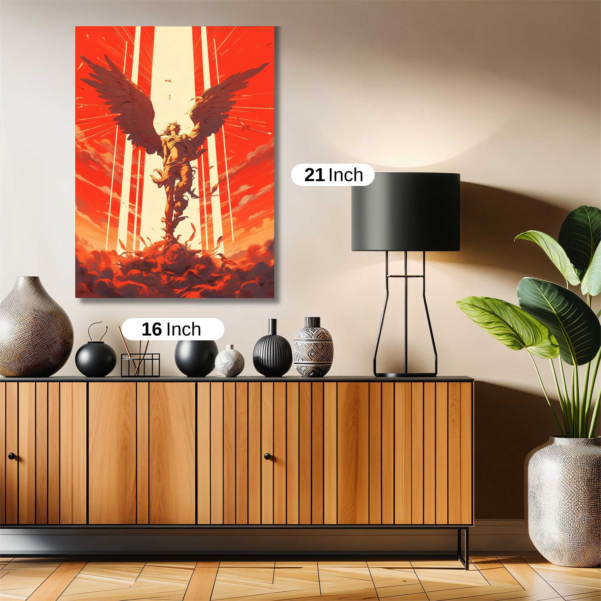 Lucifer Ascends Safe Wall Magnetic / M