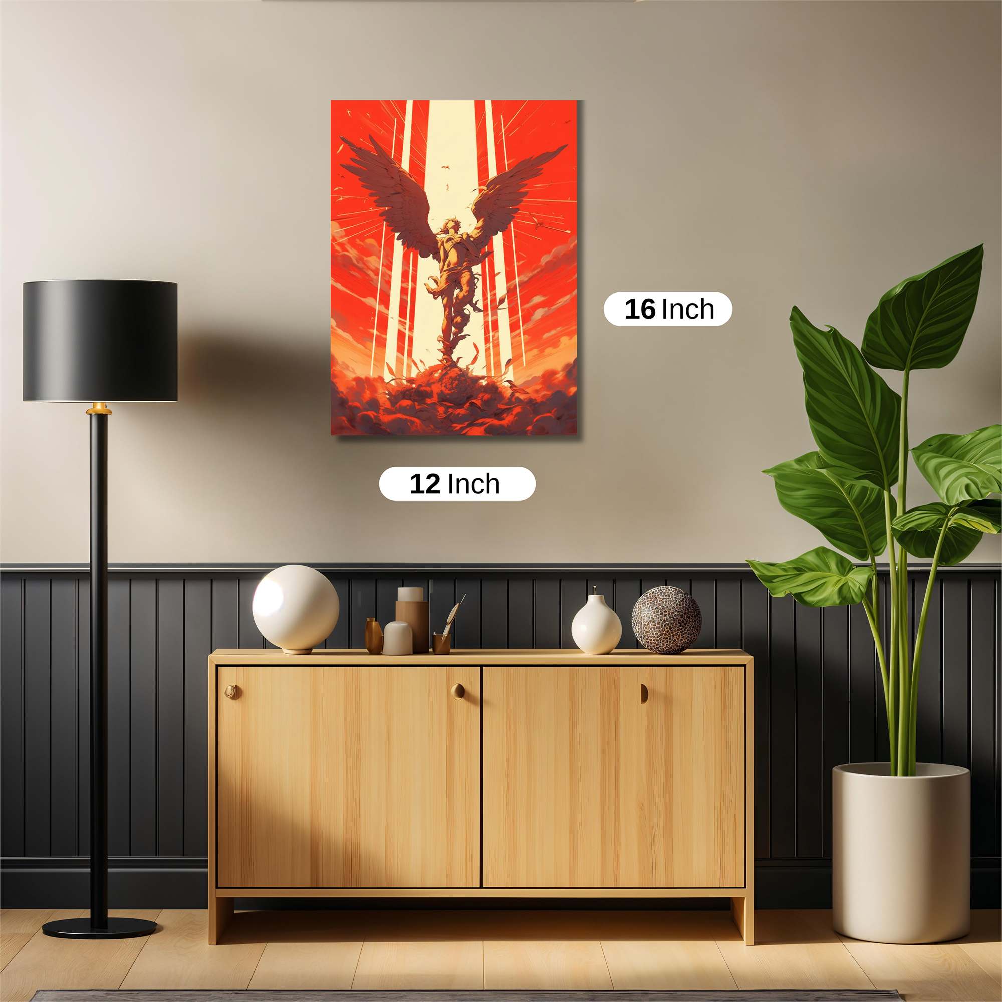 Lucifer Ascends Safe Wall Magnetic / M