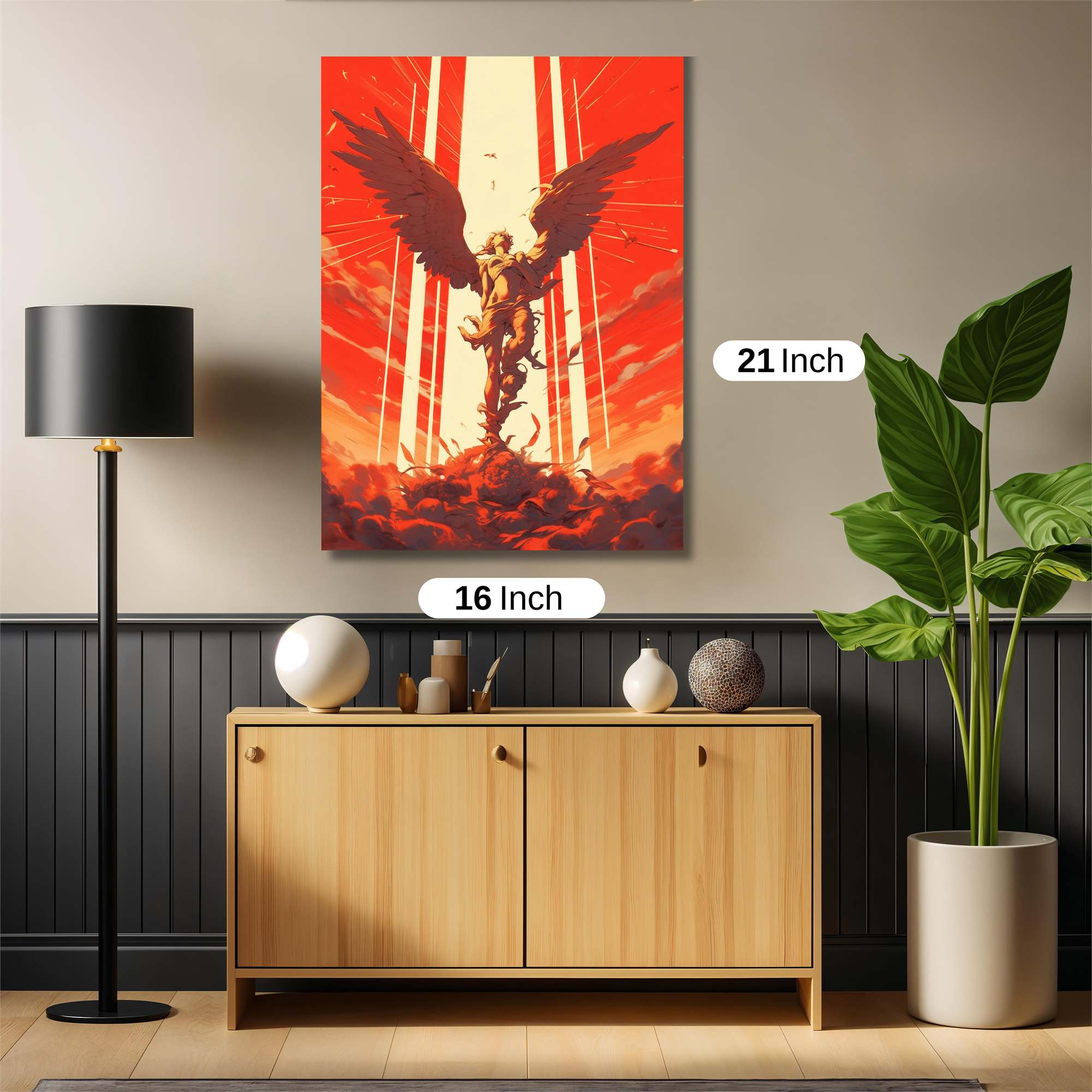 Lucifer Ascends Safe Wall Magnetic / M