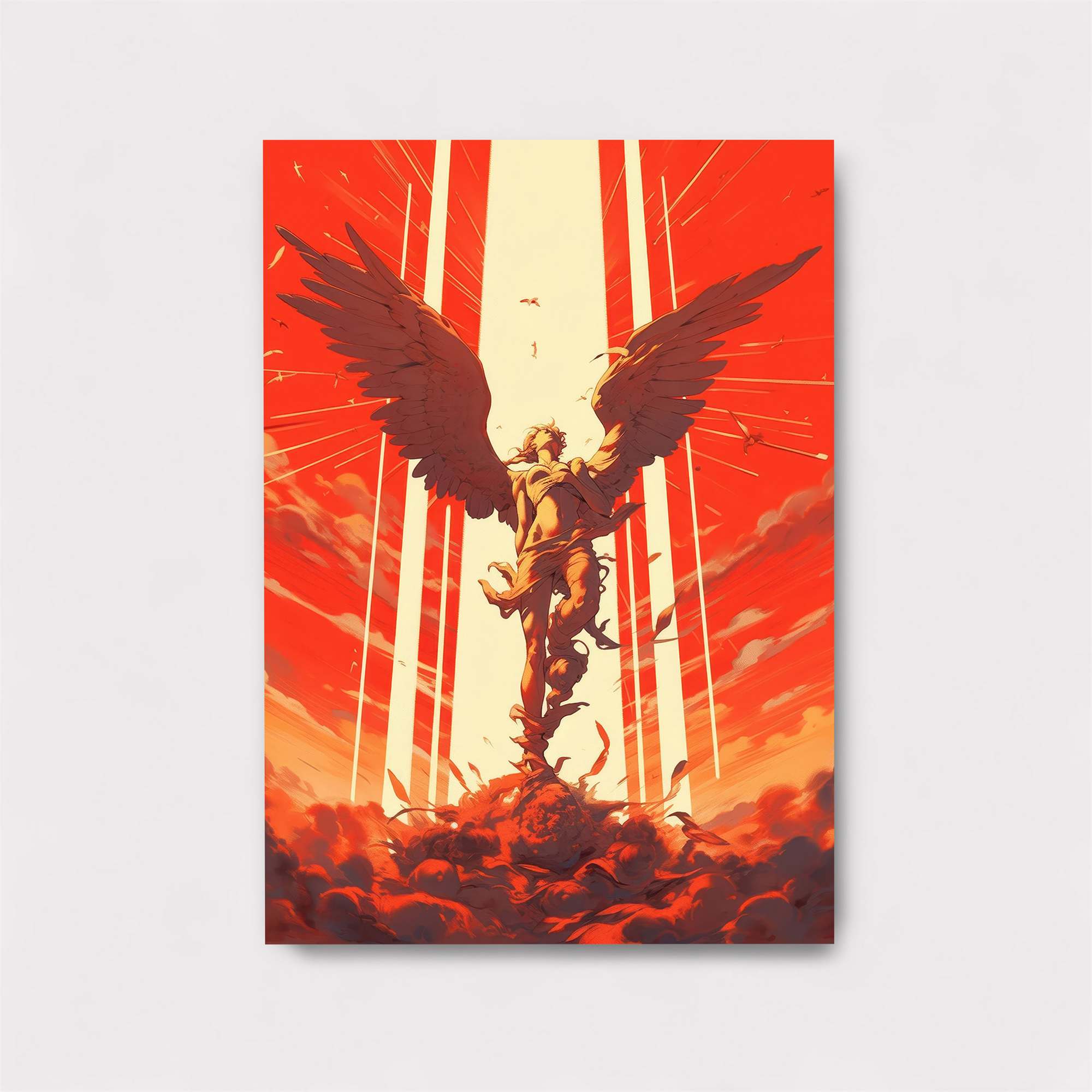 Lucifer Ascends Safe Wall Magnetic / M