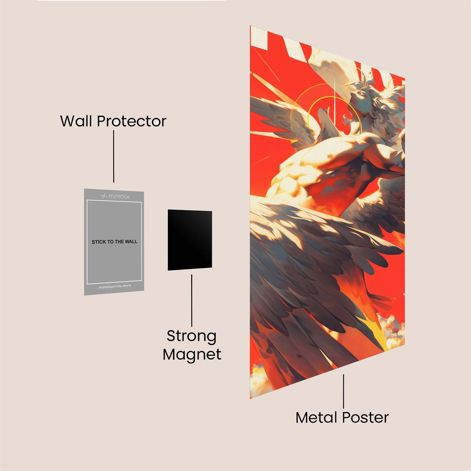 Icarus Ascending Safe Wall Magnetic / M