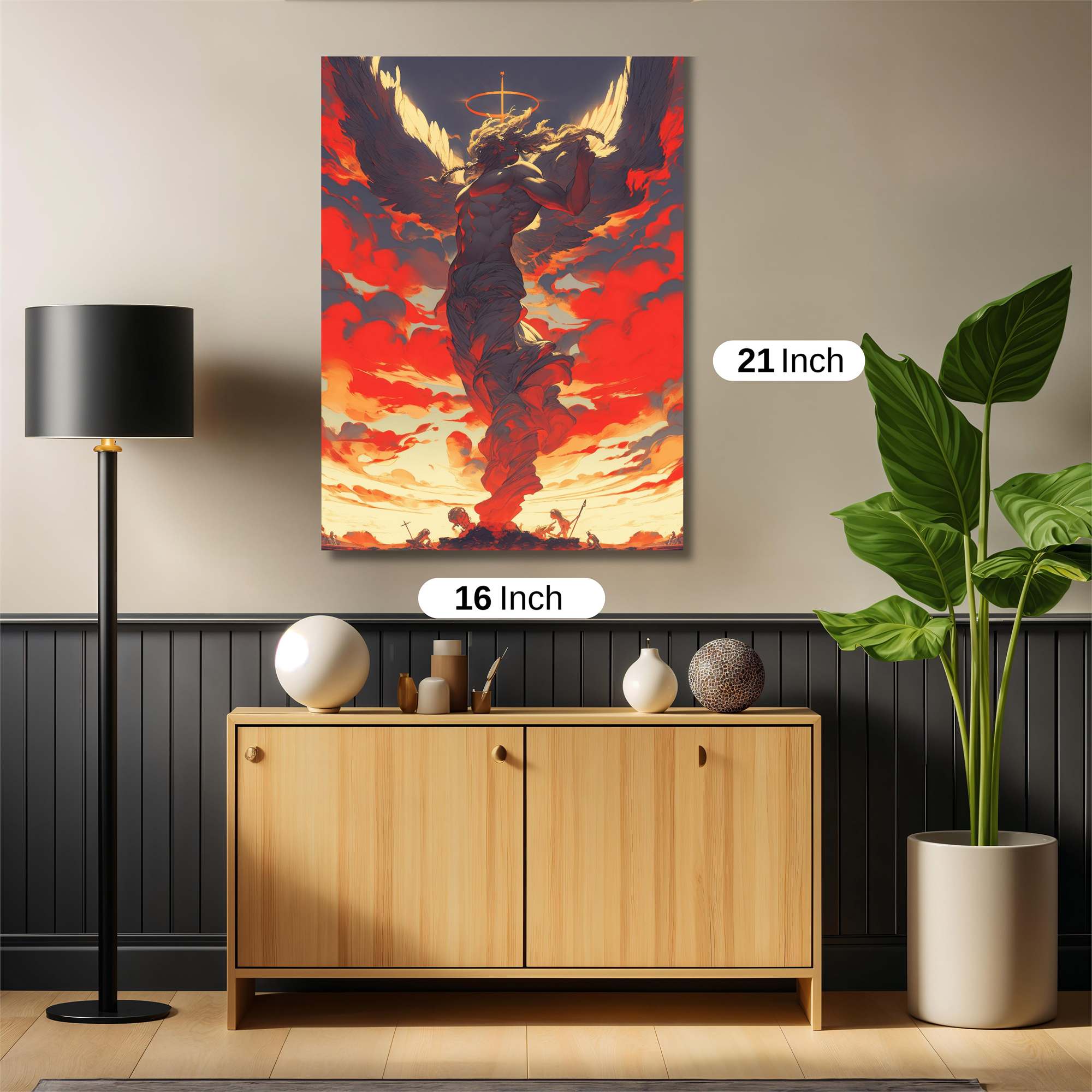 Lucifer Ascending Safe Wall Magnetic / M