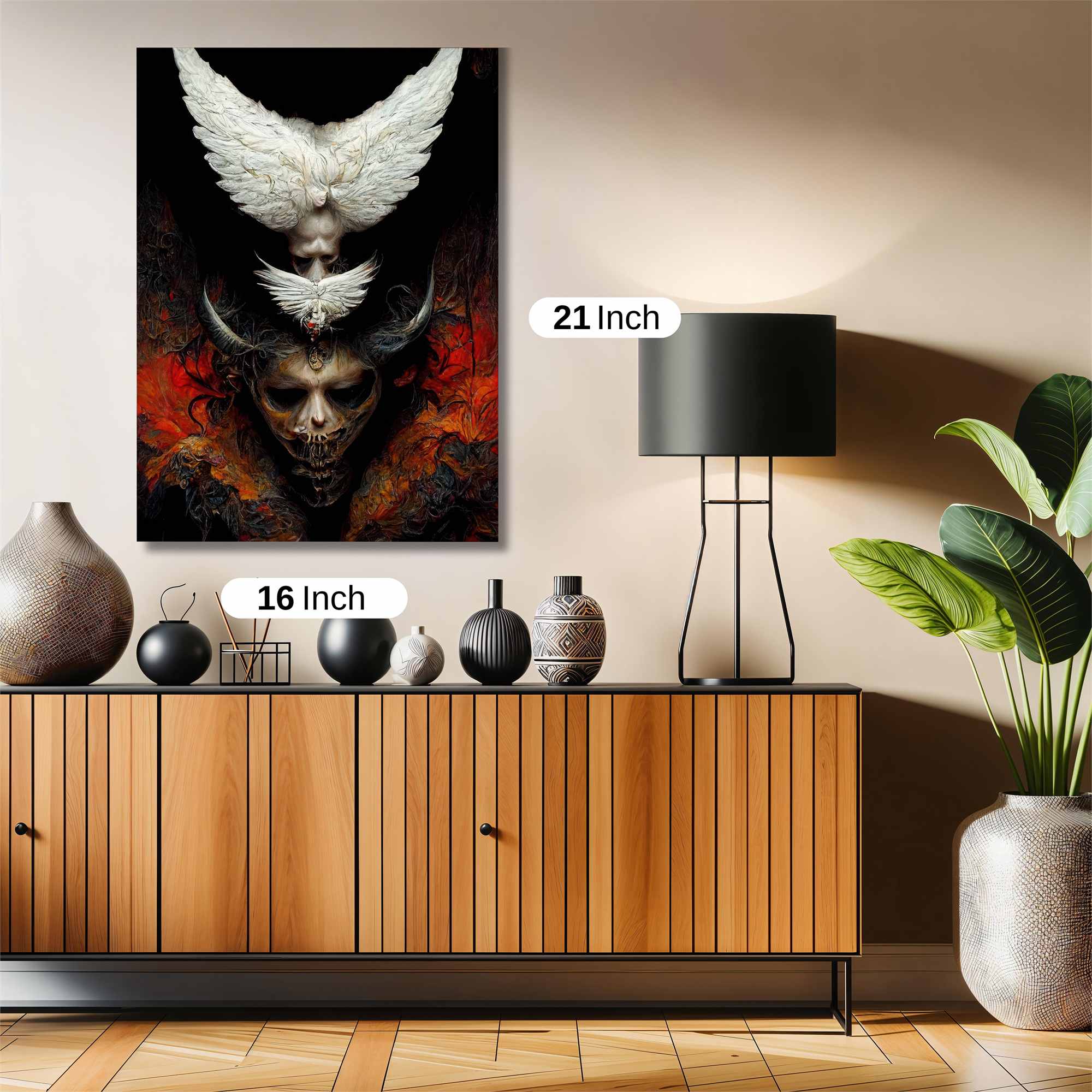 Angel-Demon Safe Wall Magnetic / M