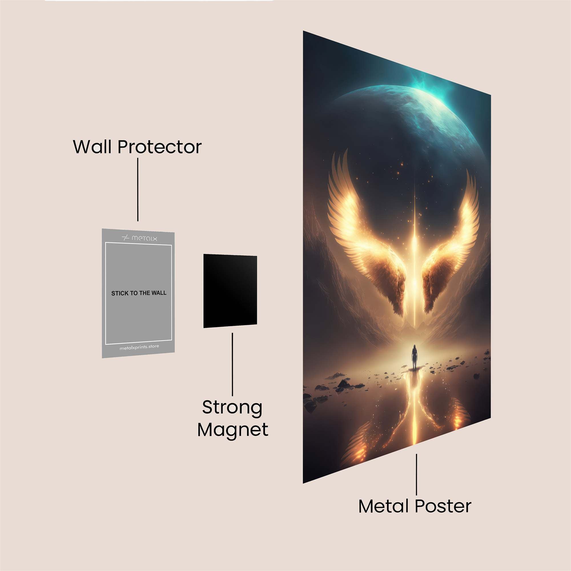 Phoenix Ascension Safe Wall Magnetic / M