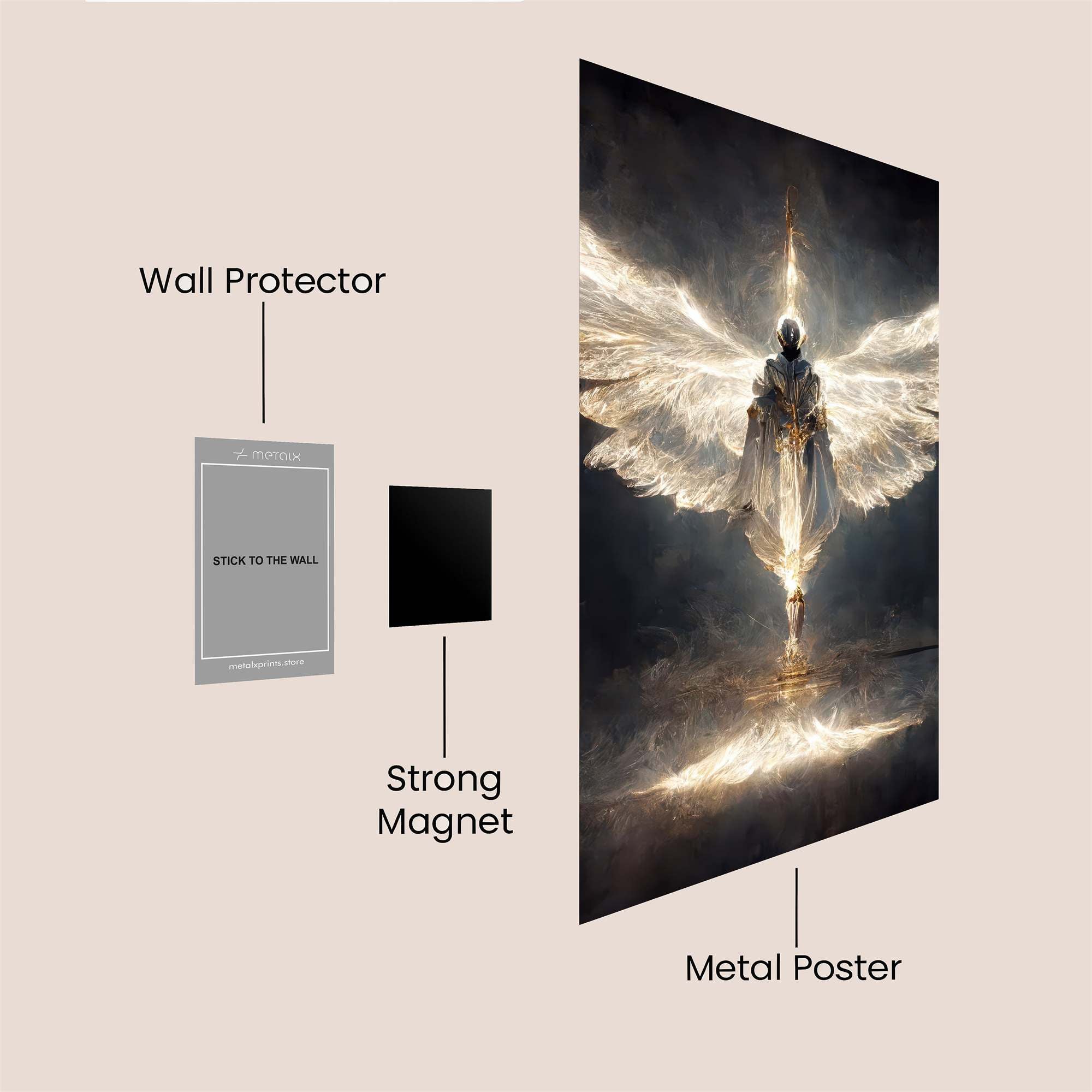 Angel Radiance Safe Wall Magnetic / M