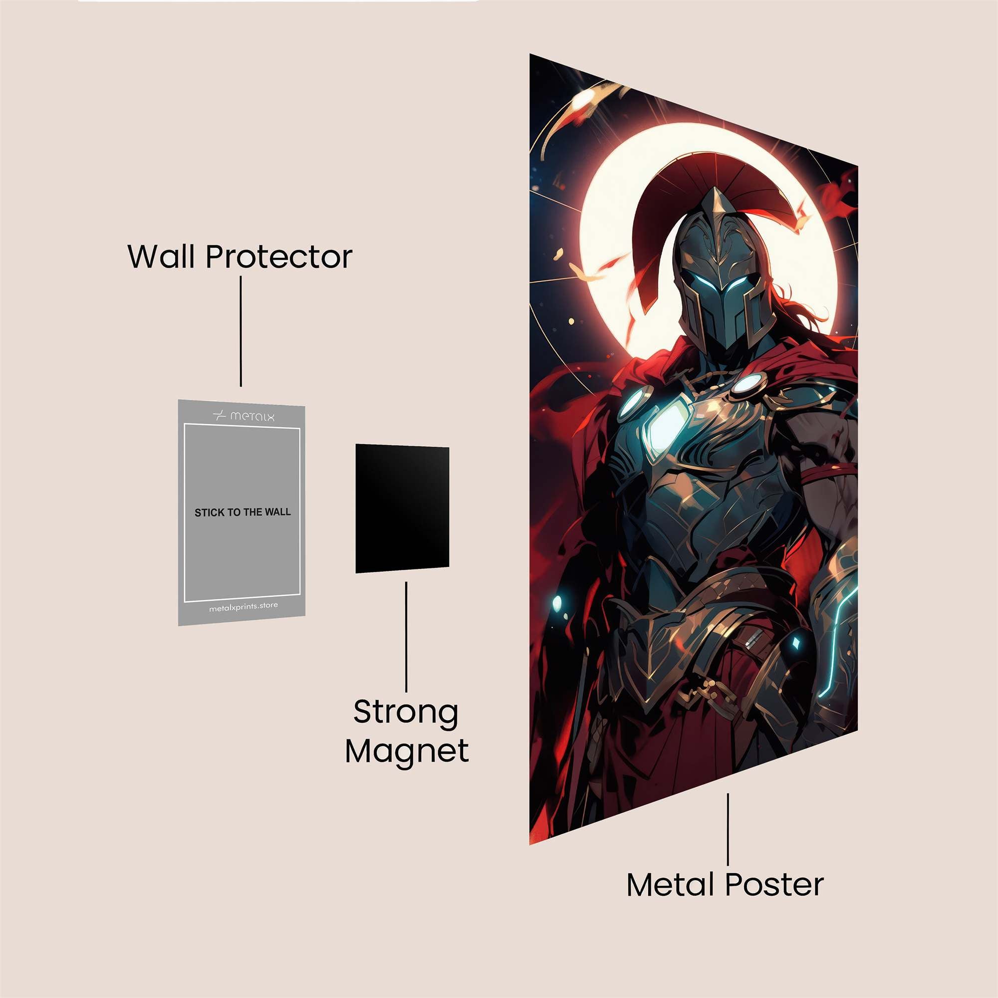 Mars Ascendant Safe Wall Magnetic / M