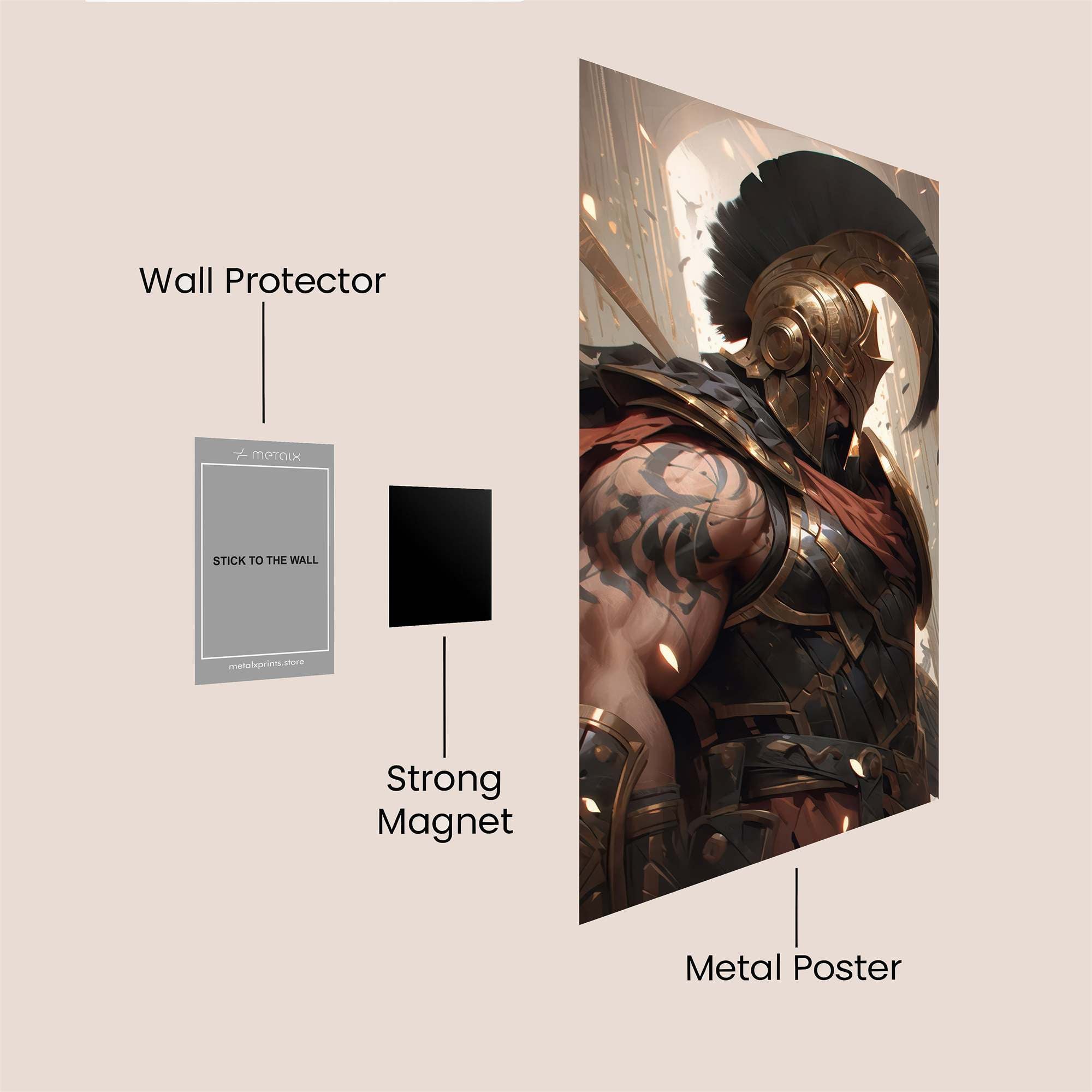 Achilles Resolute Safe Wall Magnetic / M