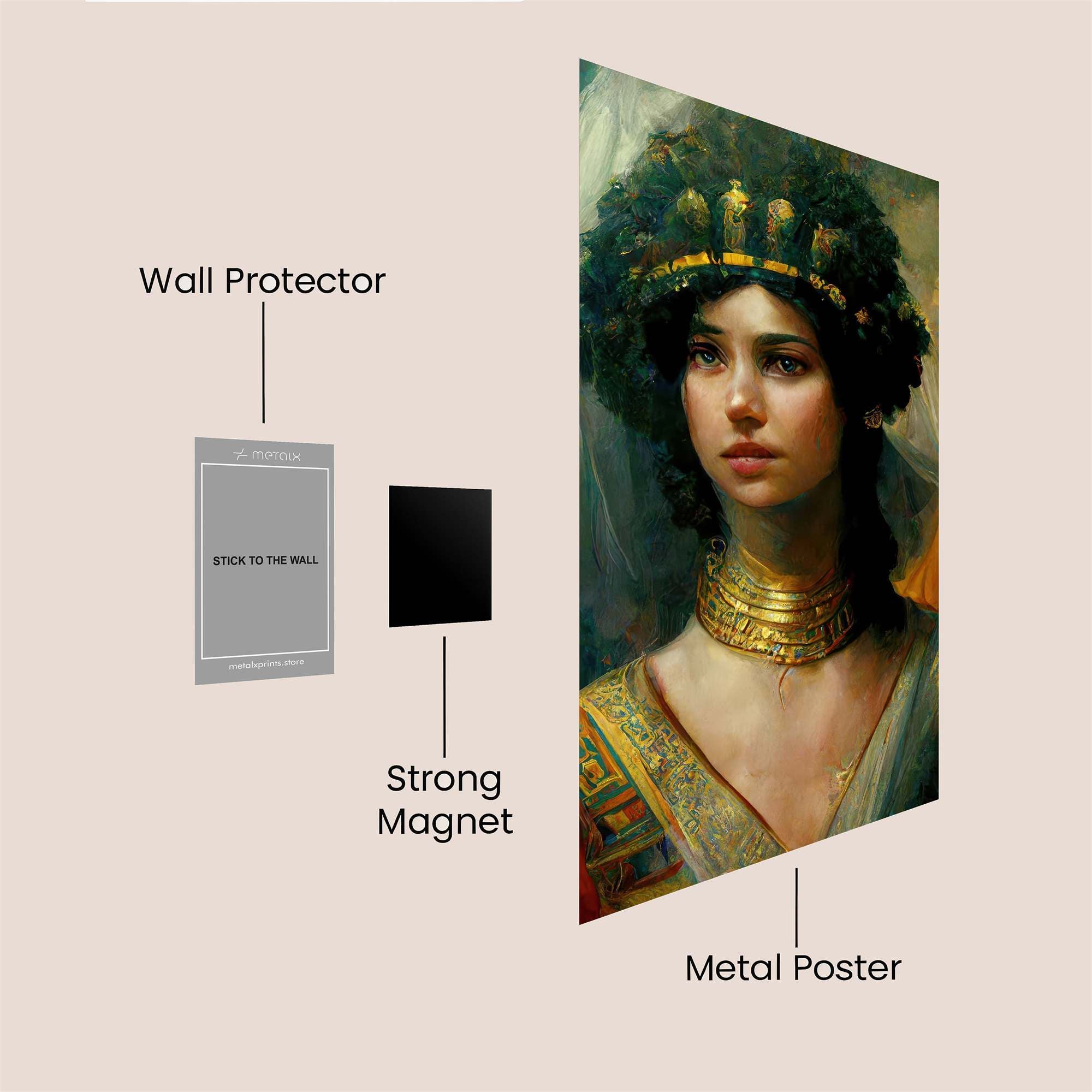 Queenly Grace Safe Wall Magnetic / M