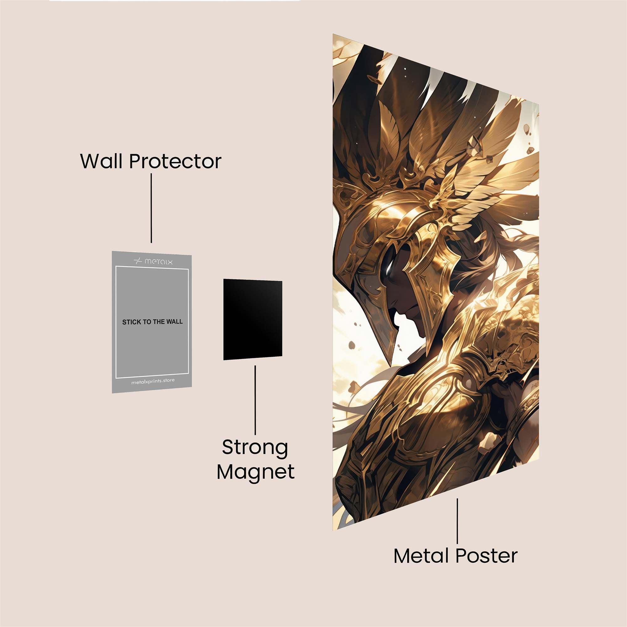 Athena Radiant Safe Wall Magnetic / M