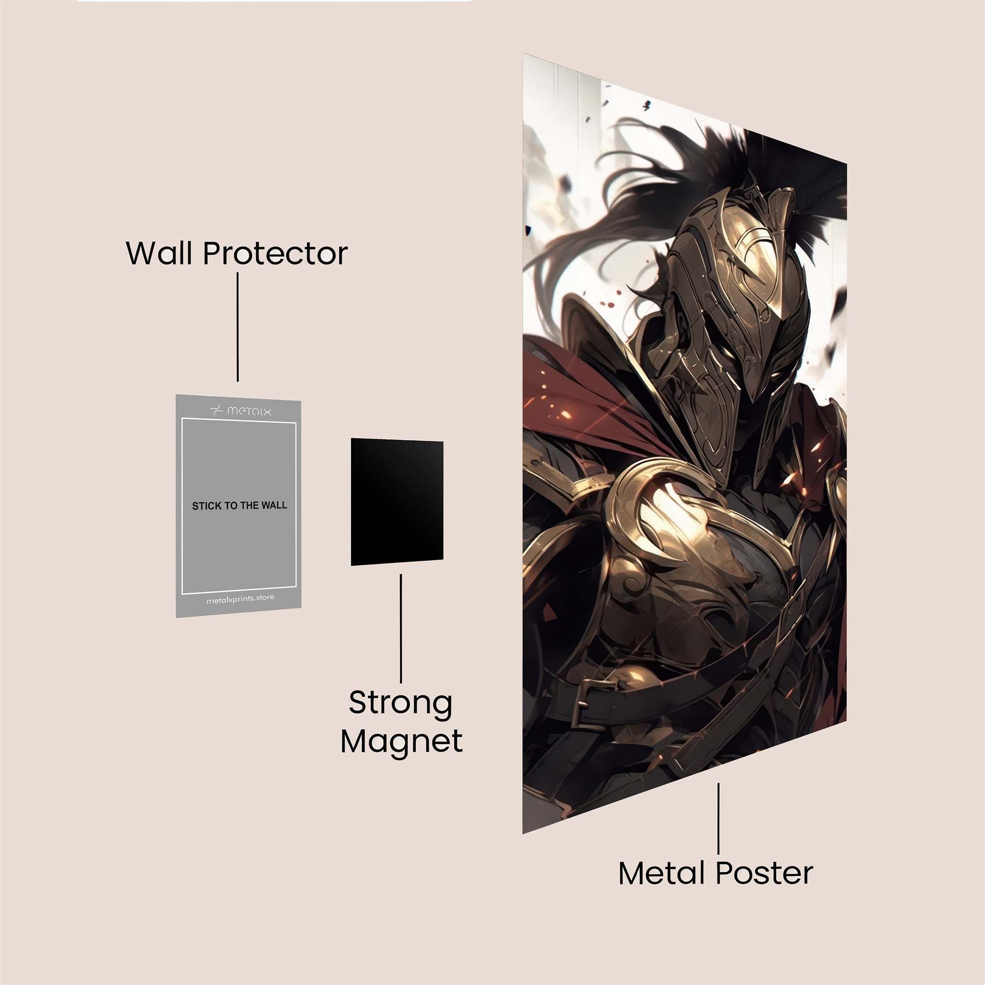 Achilles Ascendant Safe Wall Magnetic / M
