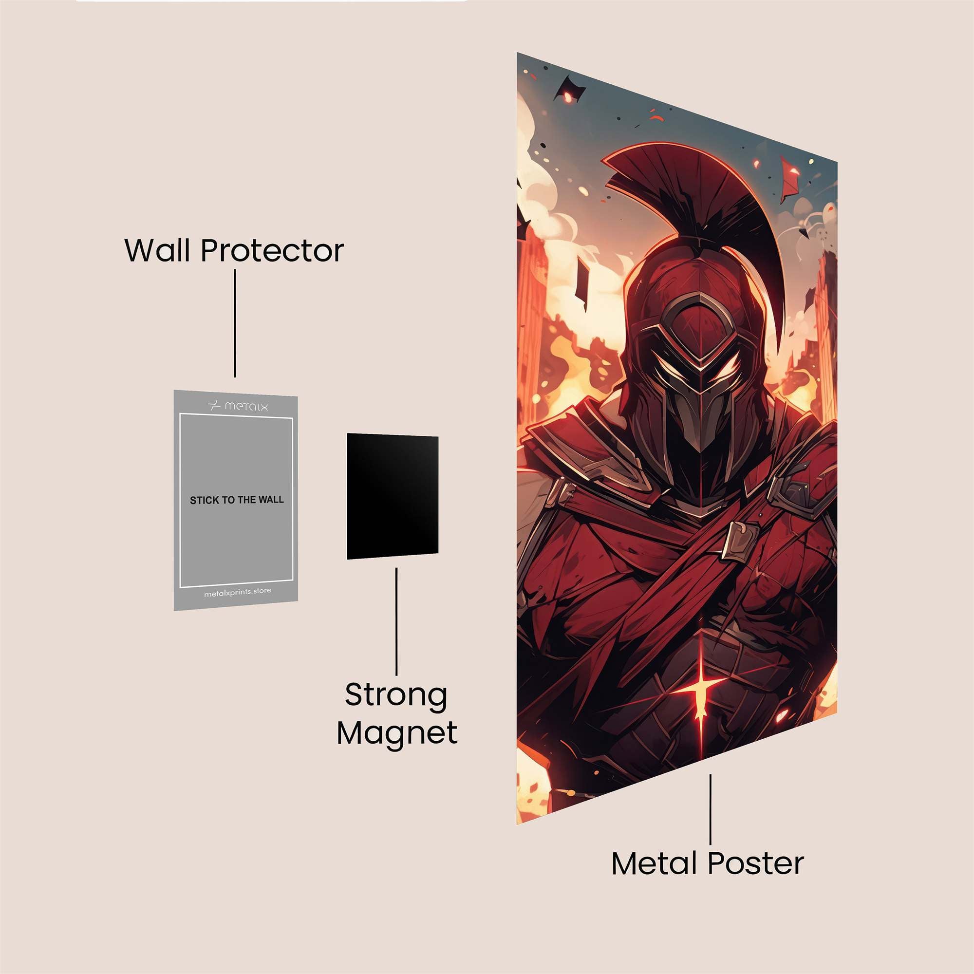 Ares Incinerator Safe Wall Magnetic / M