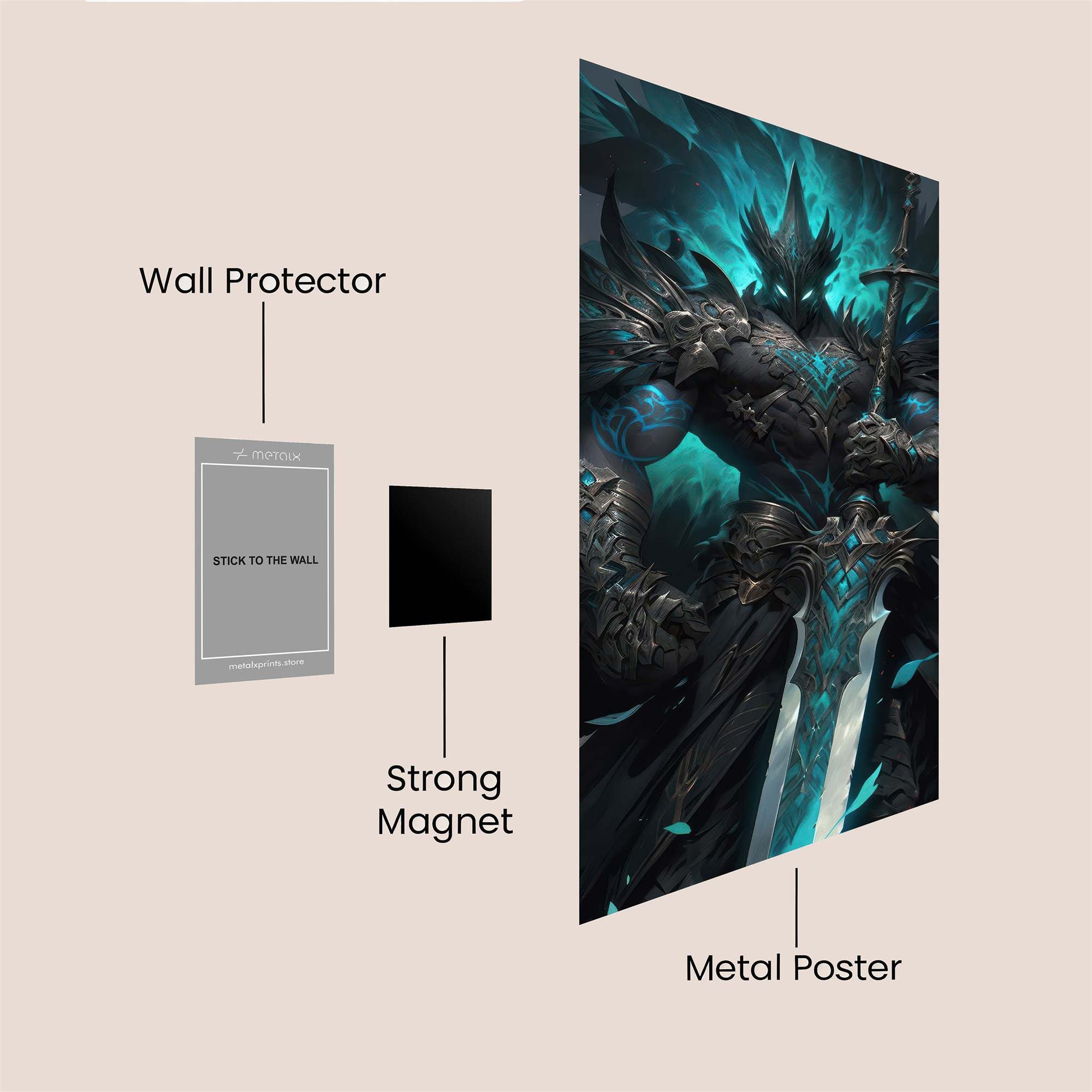 Demon Sovereign Safe Wall Magnetic / M