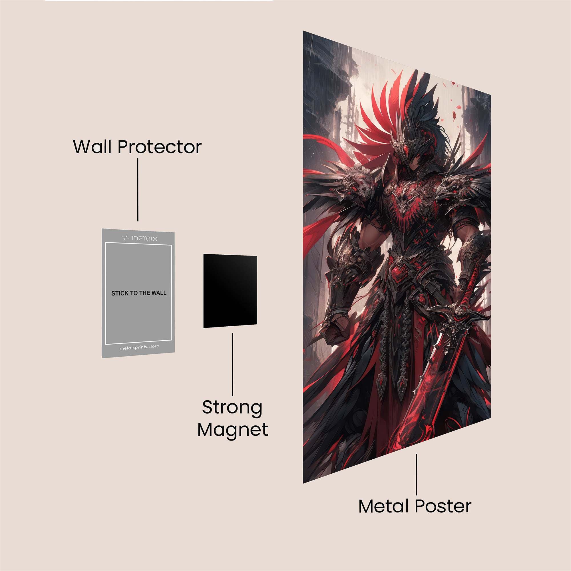 Raven Fury Safe Wall Magnetic / M