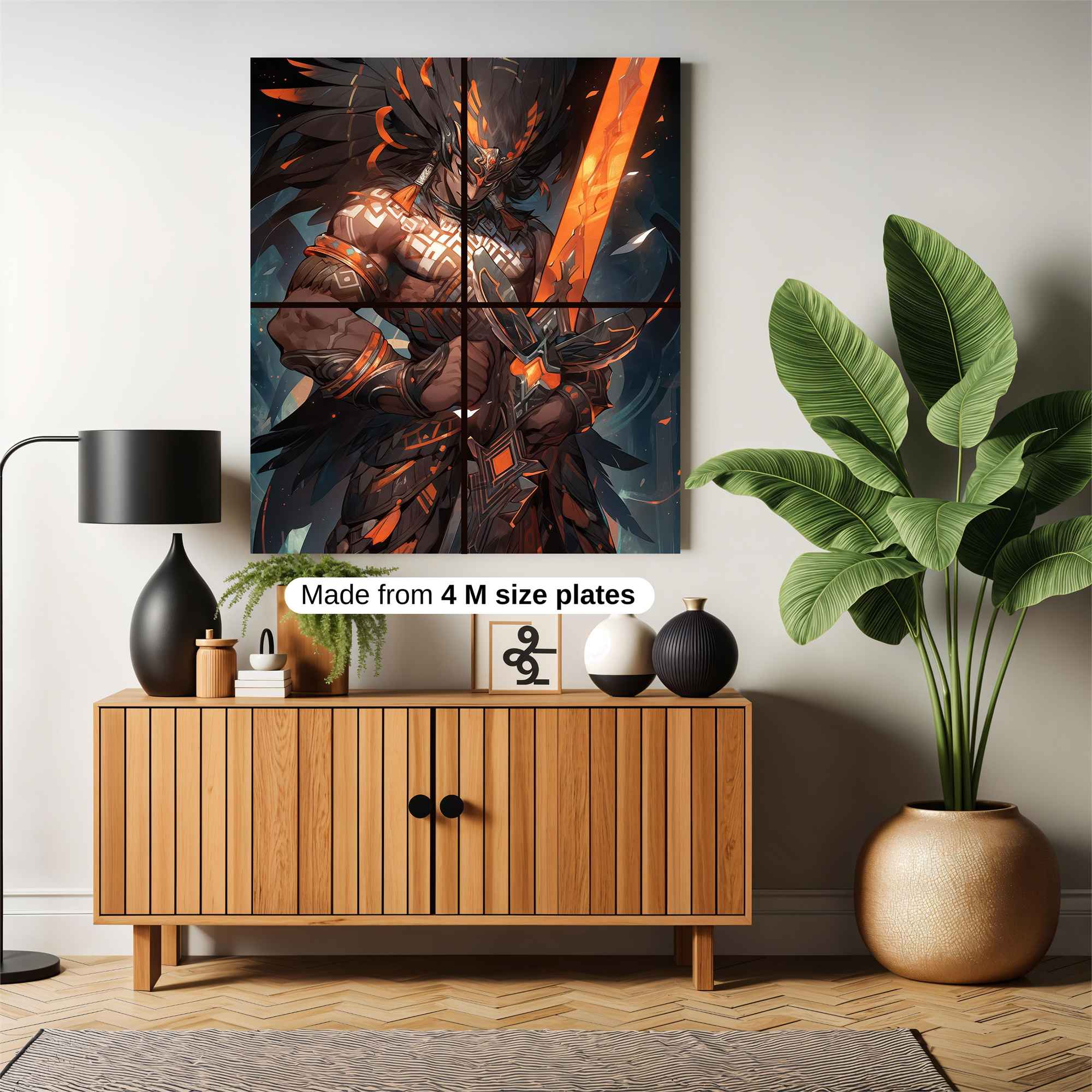 Warrior Blaze Safe Wall Magnetic / M