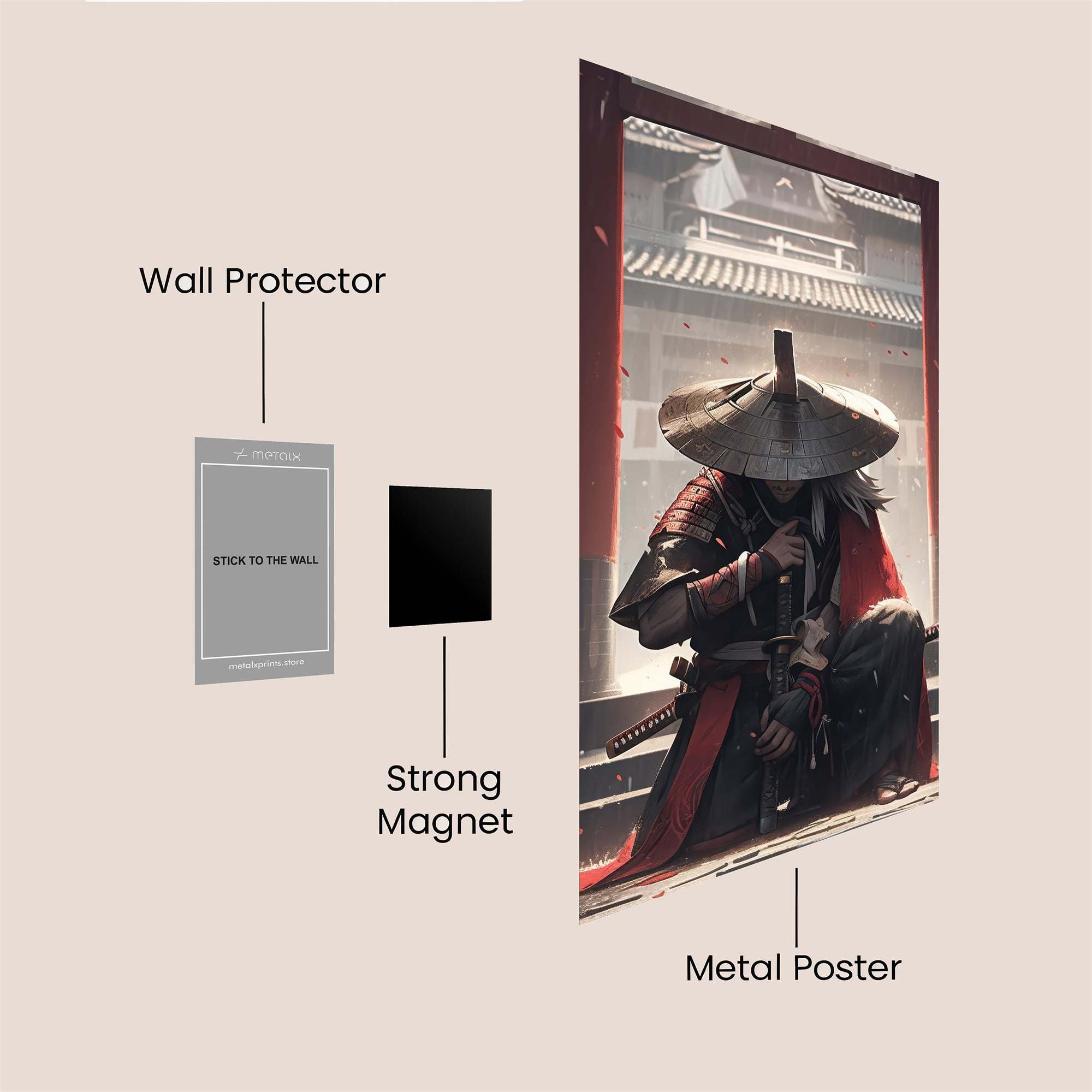 Samurai Serenity Safe Wall Magnetic / M
