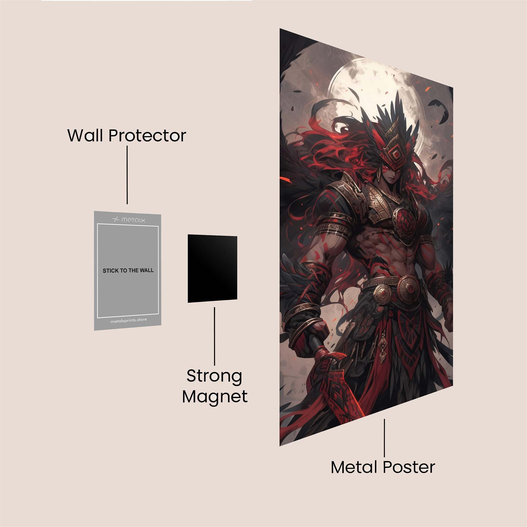 Lucifer Defiant Safe Wall Magnetic / M