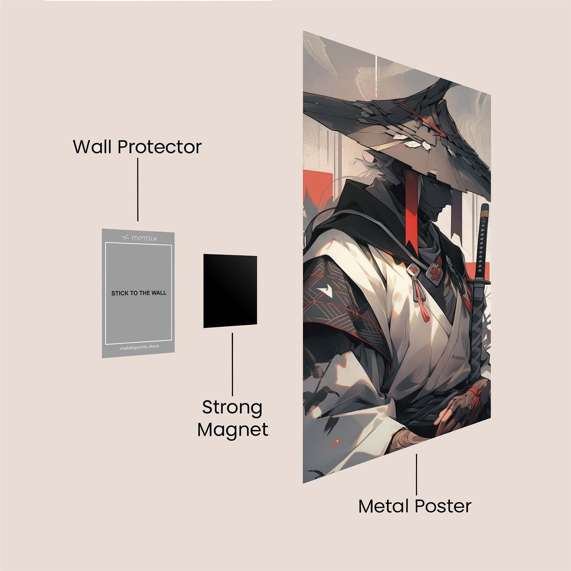 Ronin Serenity Safe Wall Magnetic / M