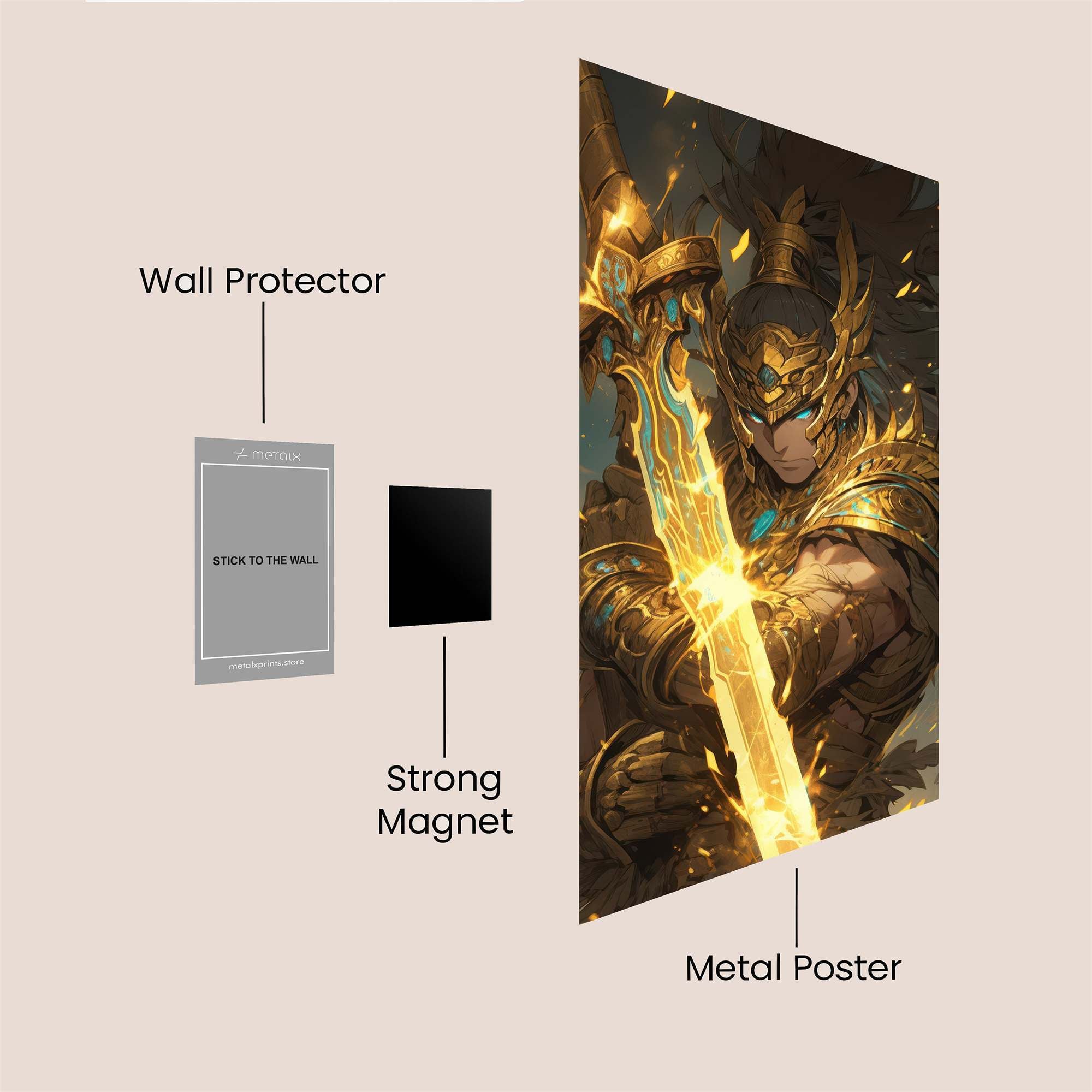 Ares Radiant Safe Wall Magnetic / M