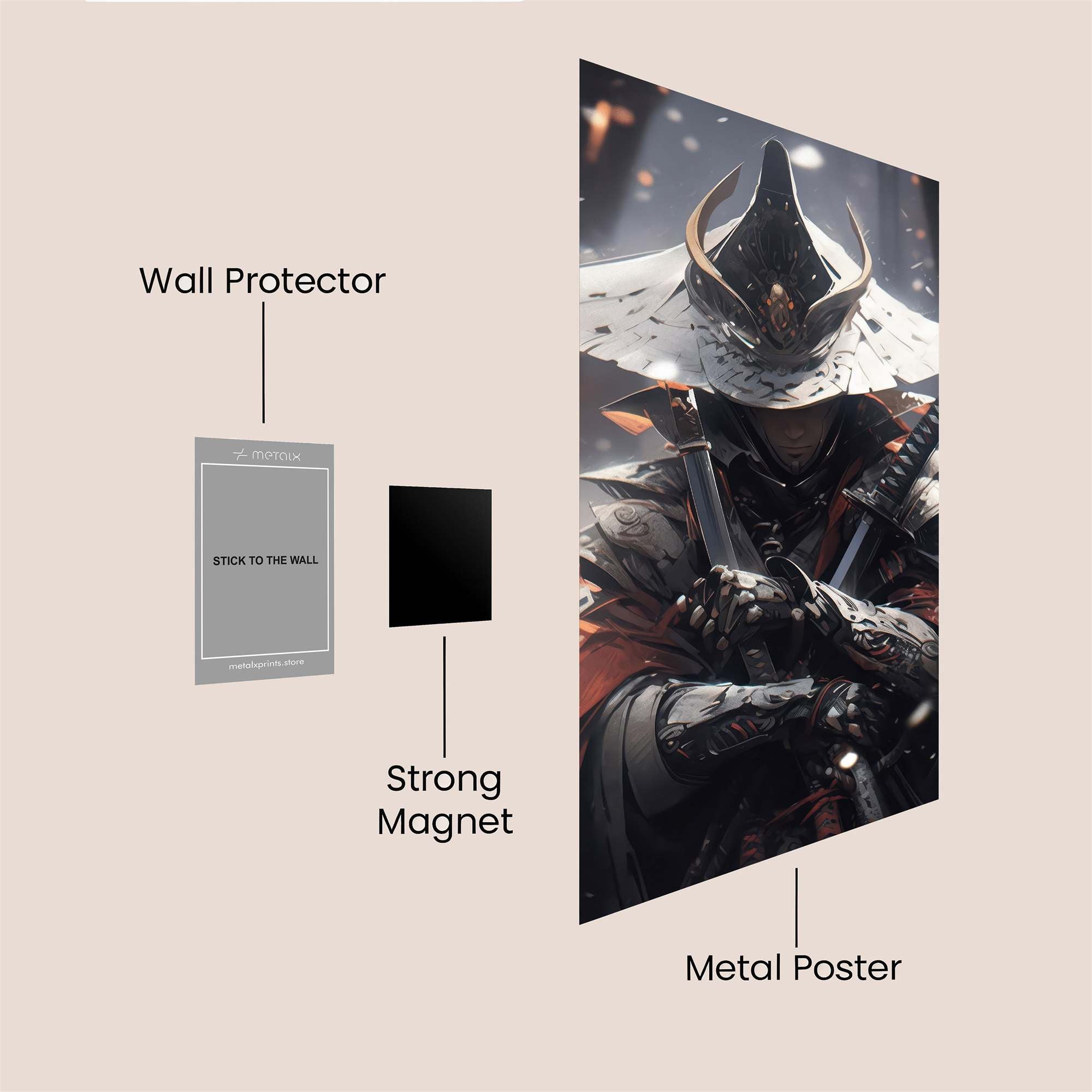 Samurai Storm Safe Wall Magnetic / M