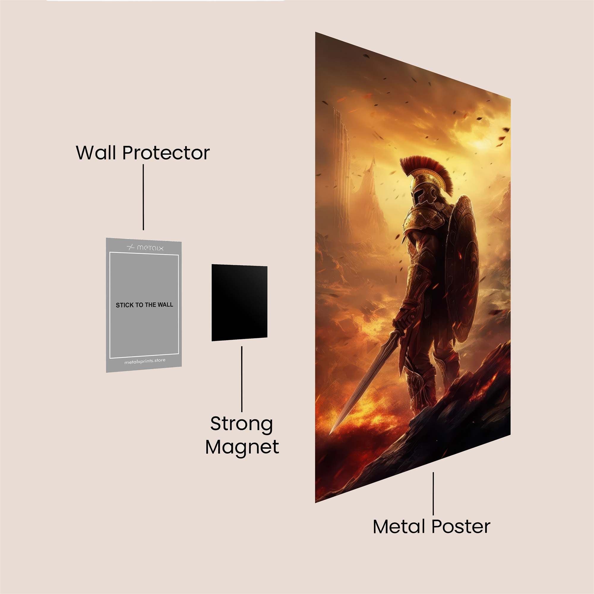 Spartan Inferno Safe Wall Magnetic / M