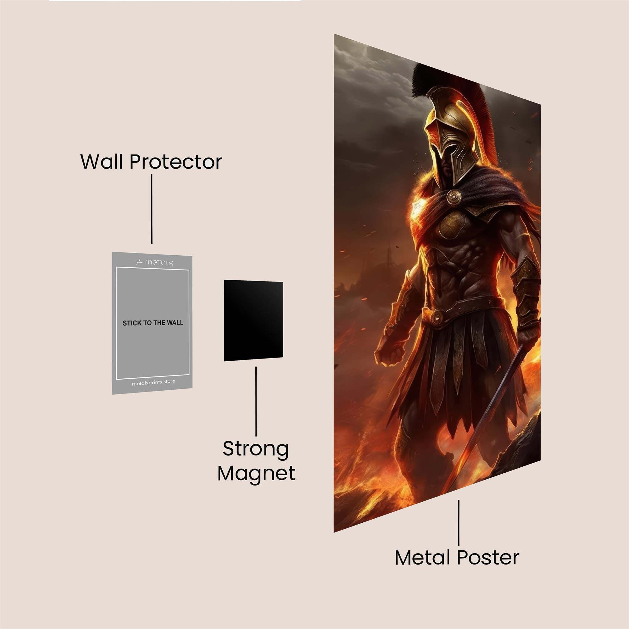 Spartan Inferno Safe Wall Magnetic / M