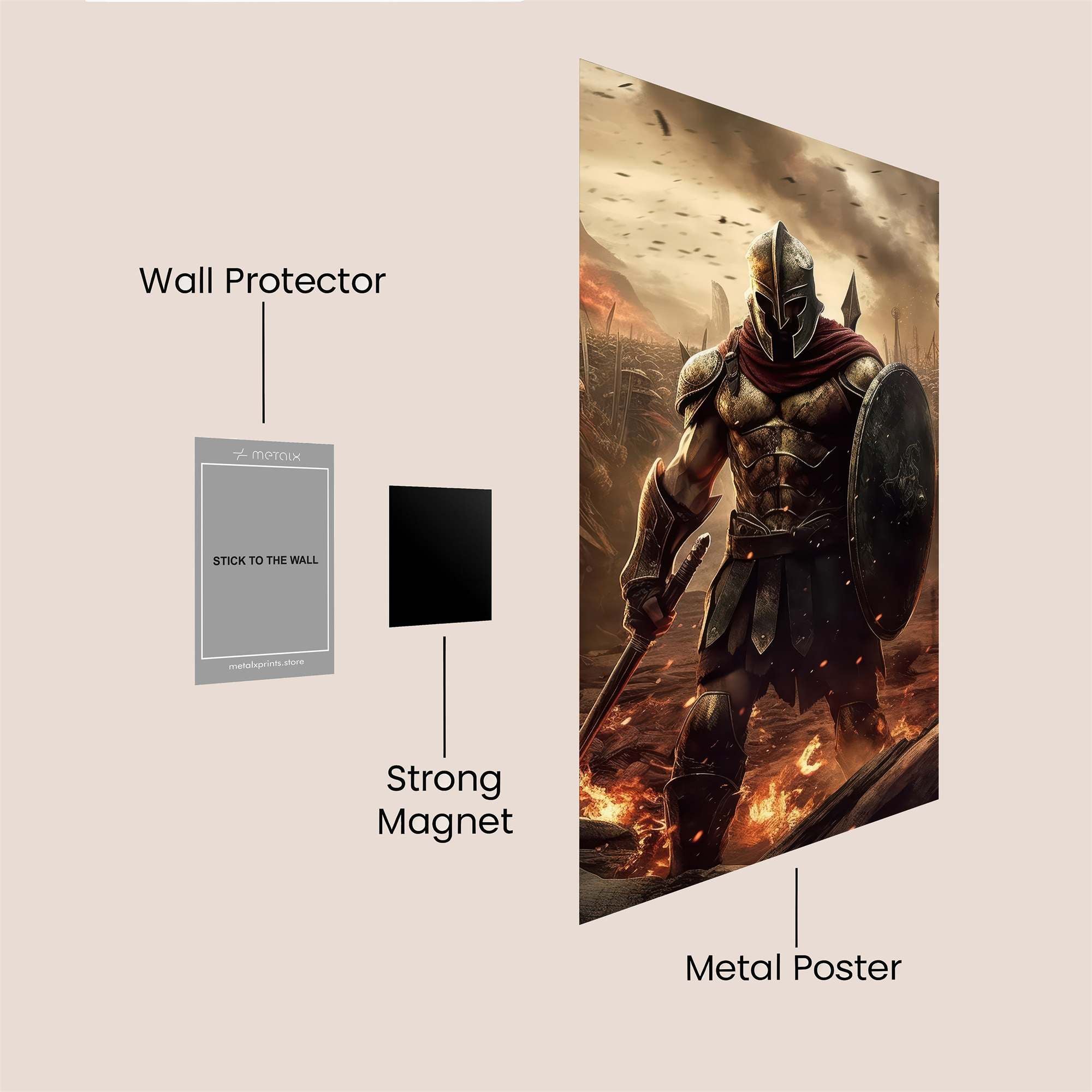Spartan Valor Safe Wall Magnetic / M