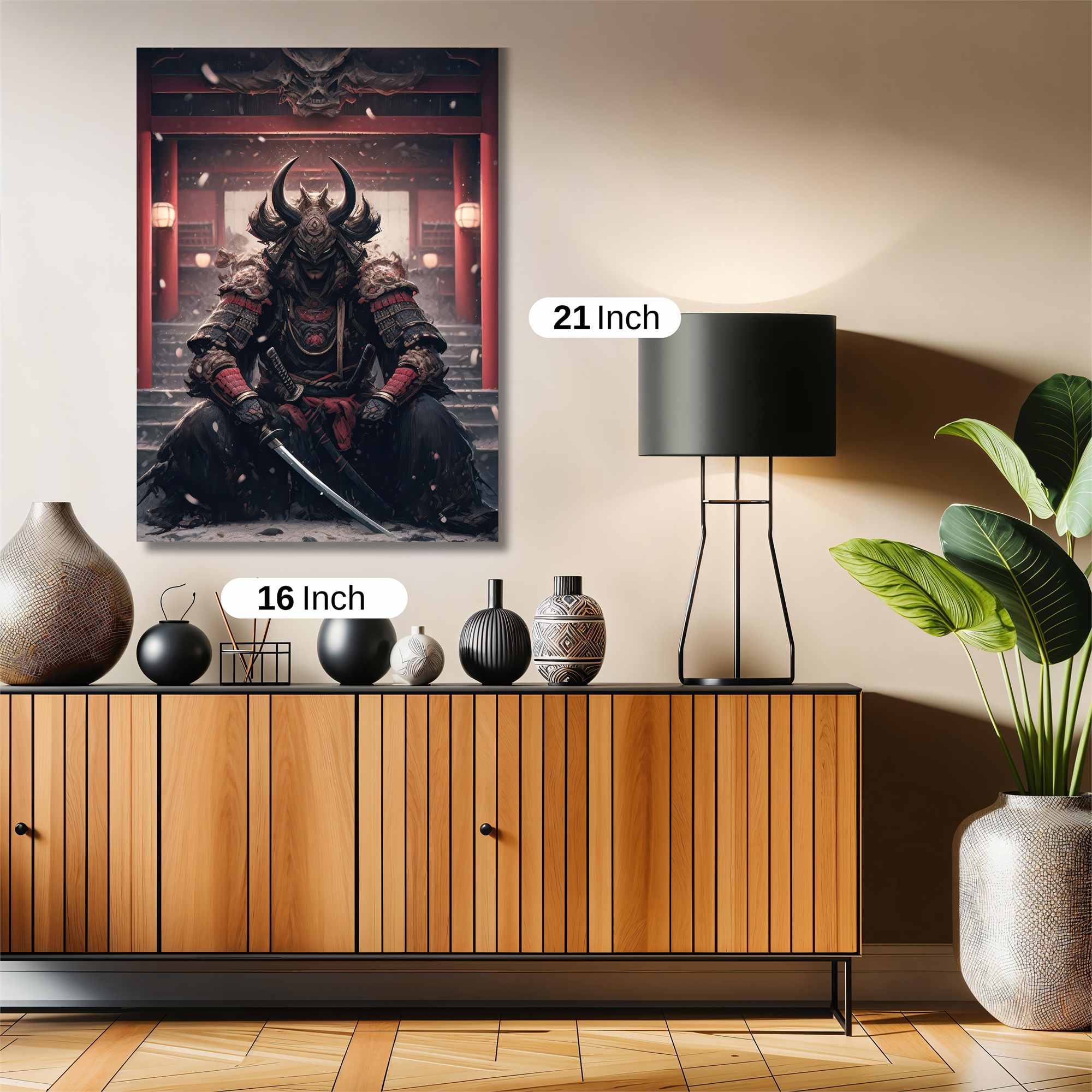 Oni Samurai Safe Wall Magnetic / M