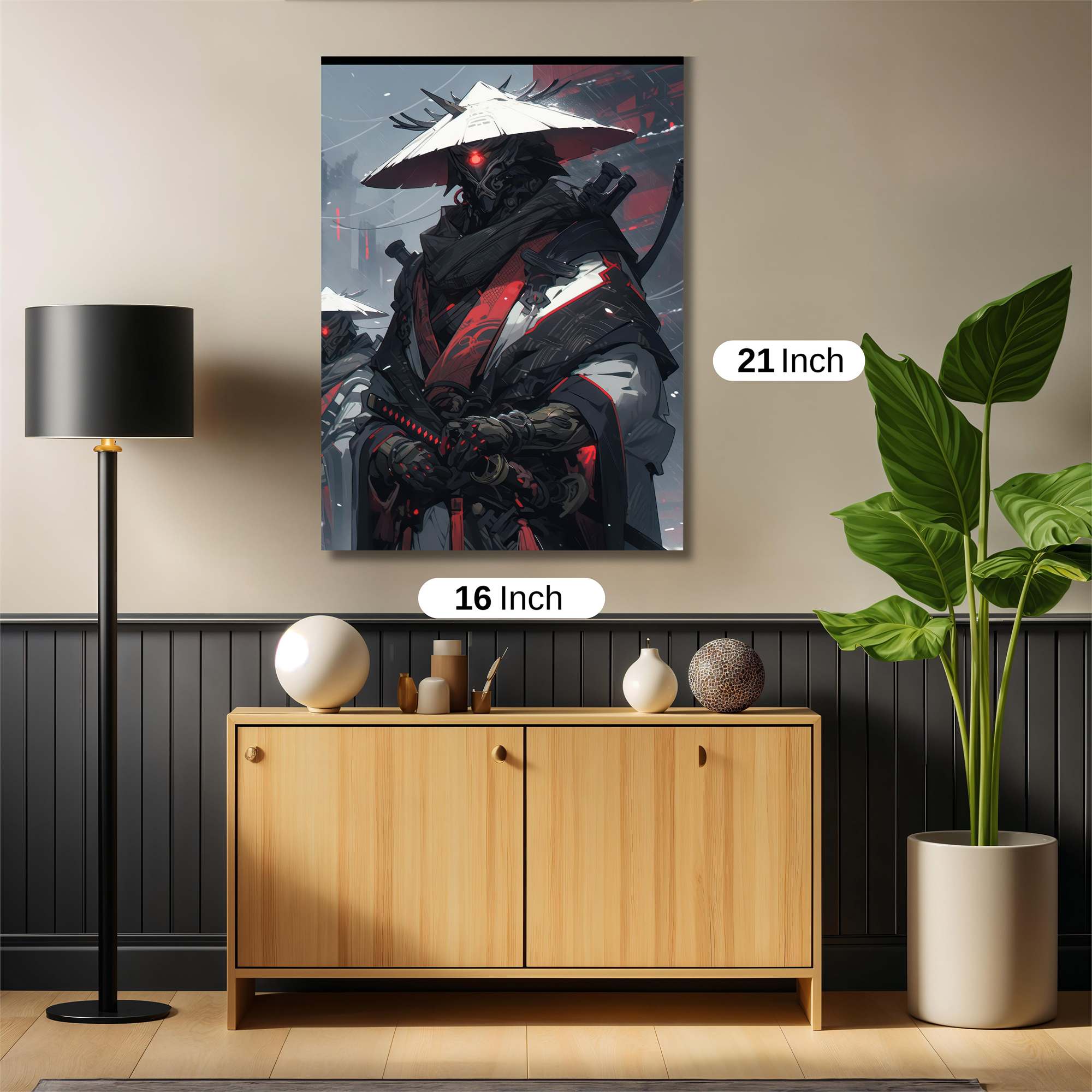 Samurai Sentinel Safe Wall Magnetic / M