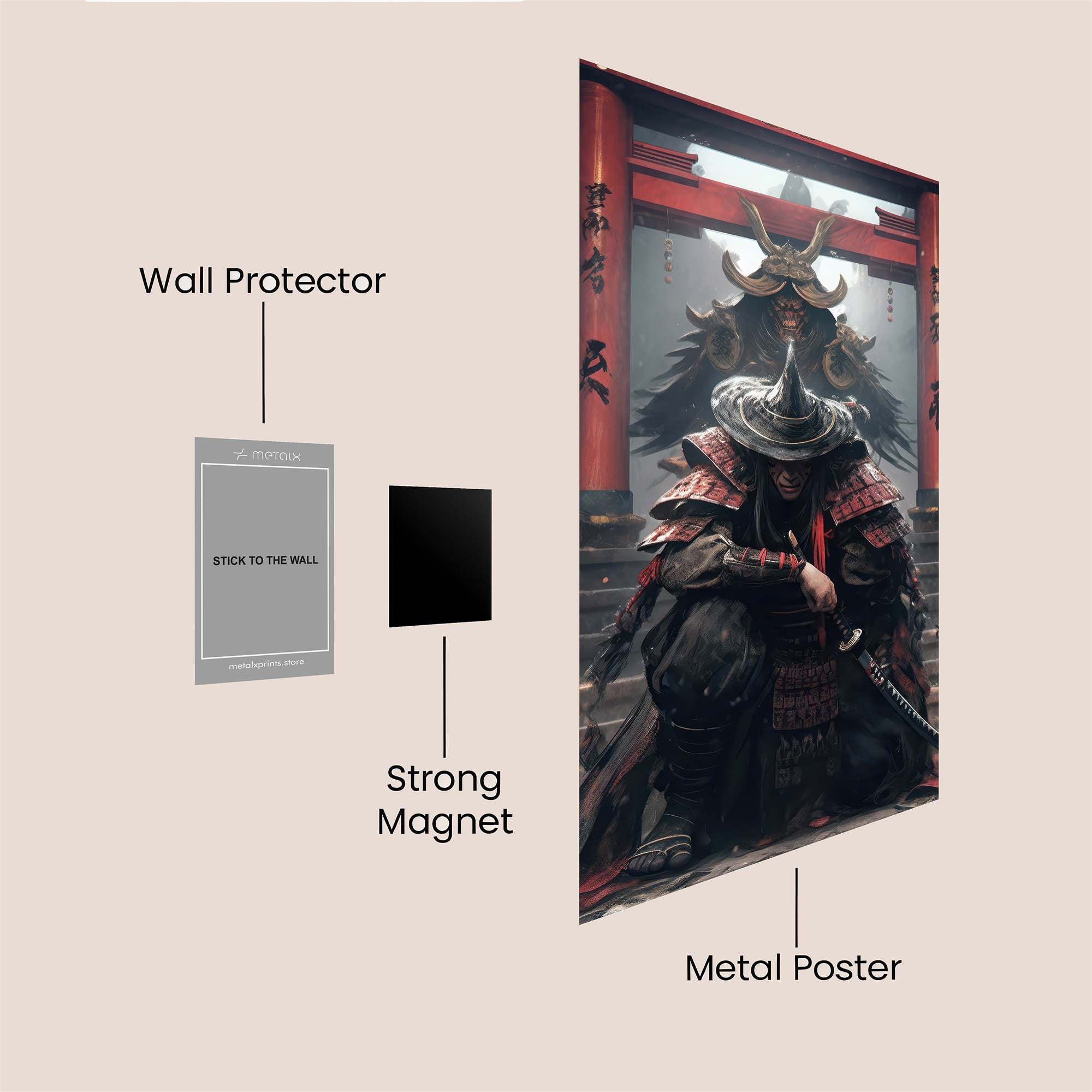 Samurai Serenity Safe Wall Magnetic / M