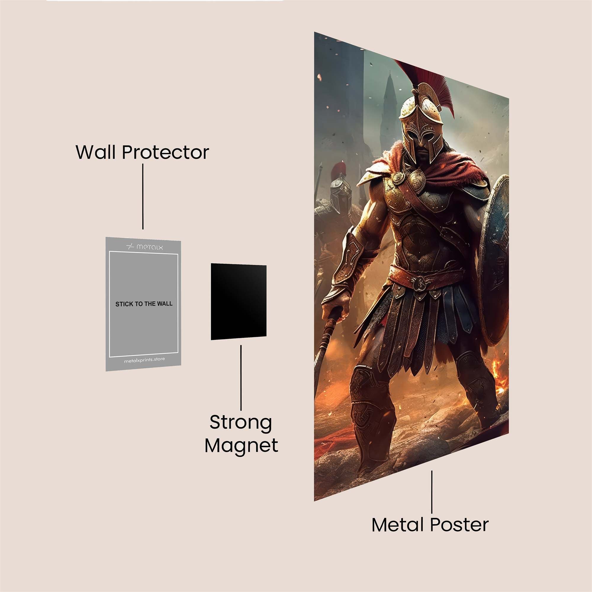 Spartan Valor Safe Wall Magnetic / M
