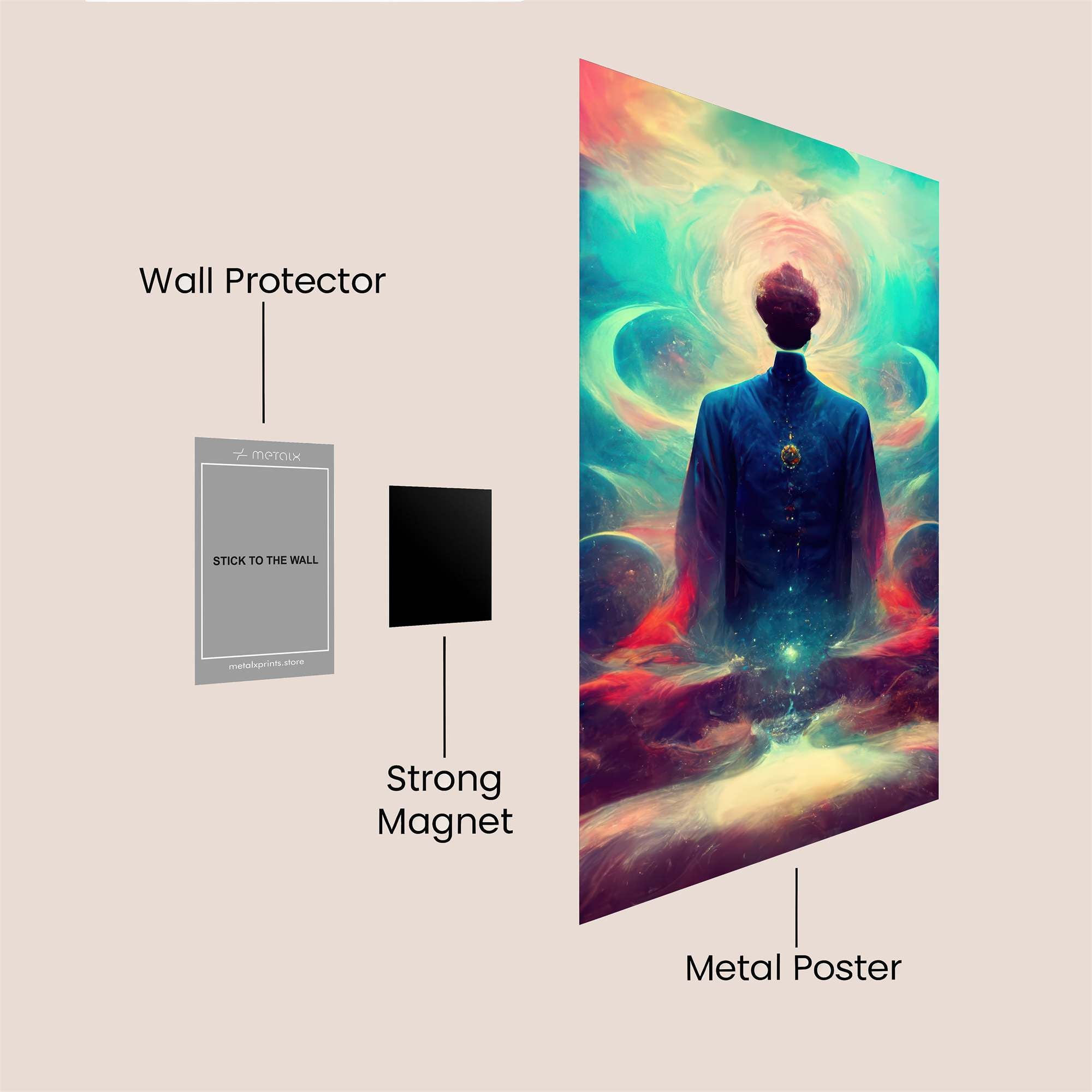 Cosmic Serenity Safe Wall Magnetic / M