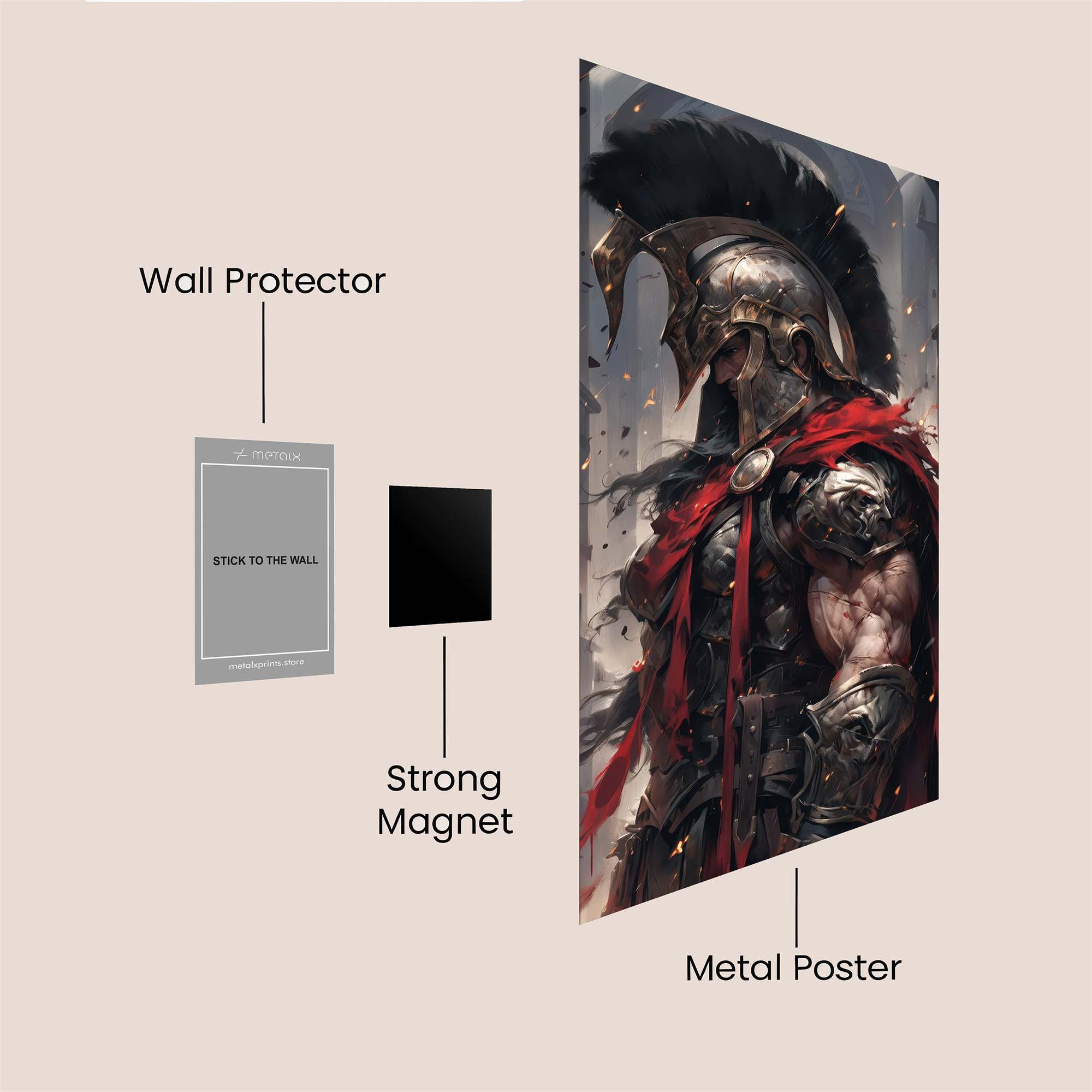 Spartan Fury Safe Wall Magnetic / M