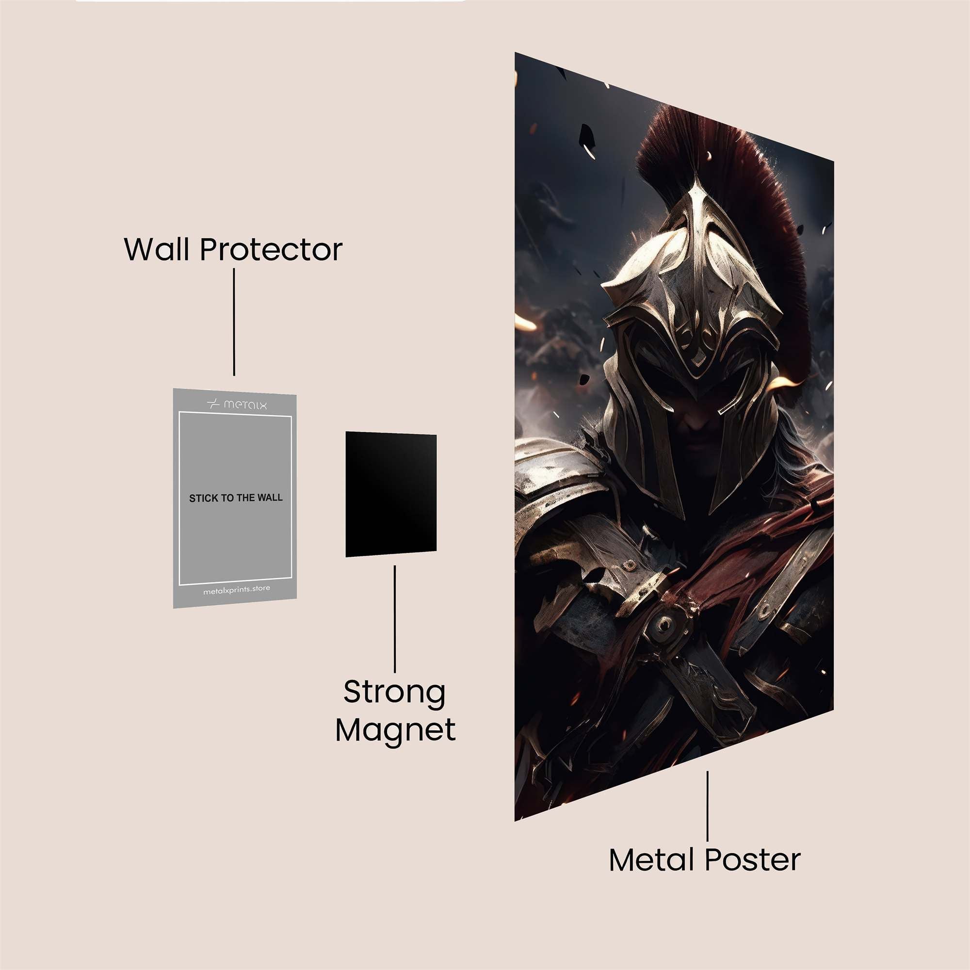 Spartan Rage Safe Wall Magnetic / M
