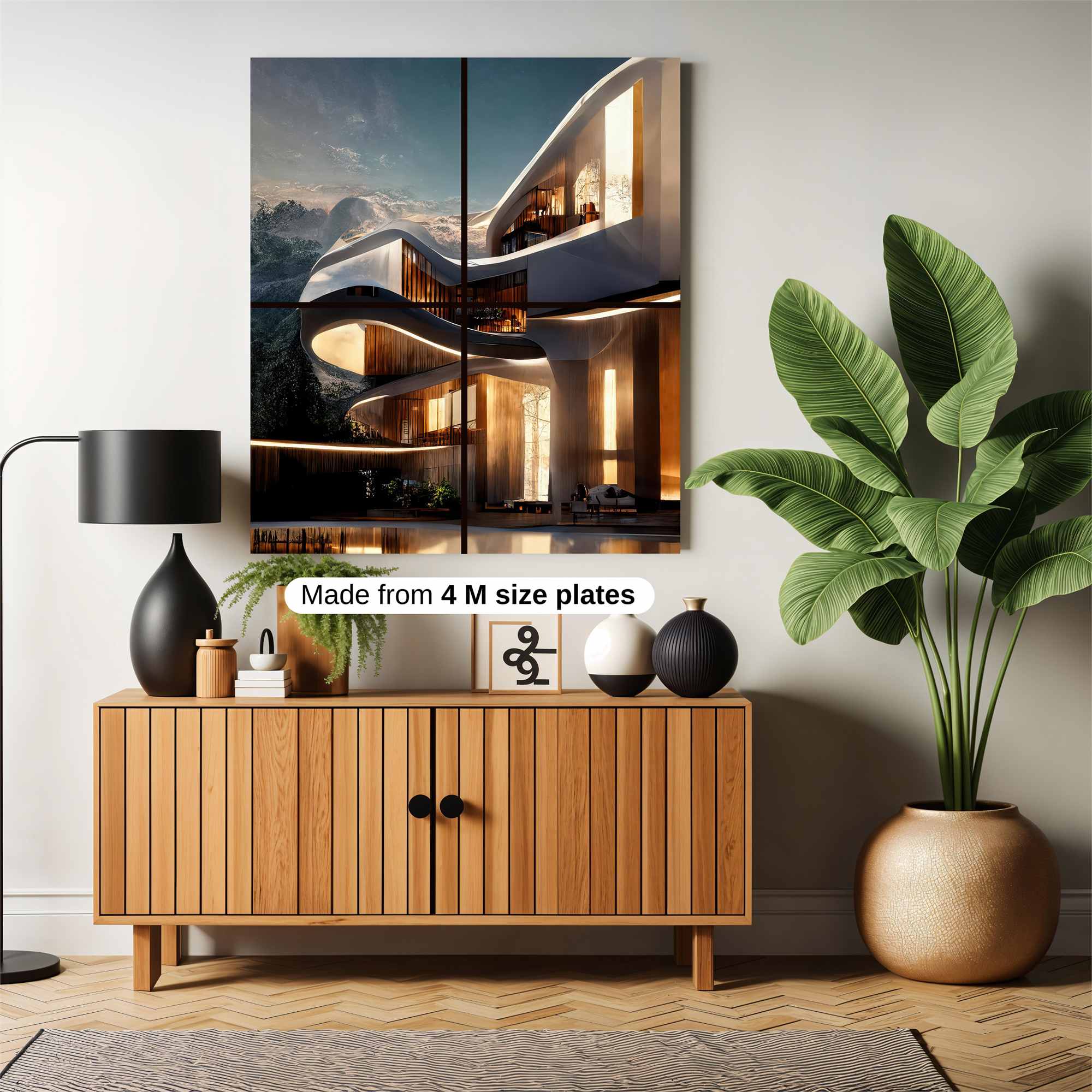 Mountain Serenity Safe Wall Magnetic / M