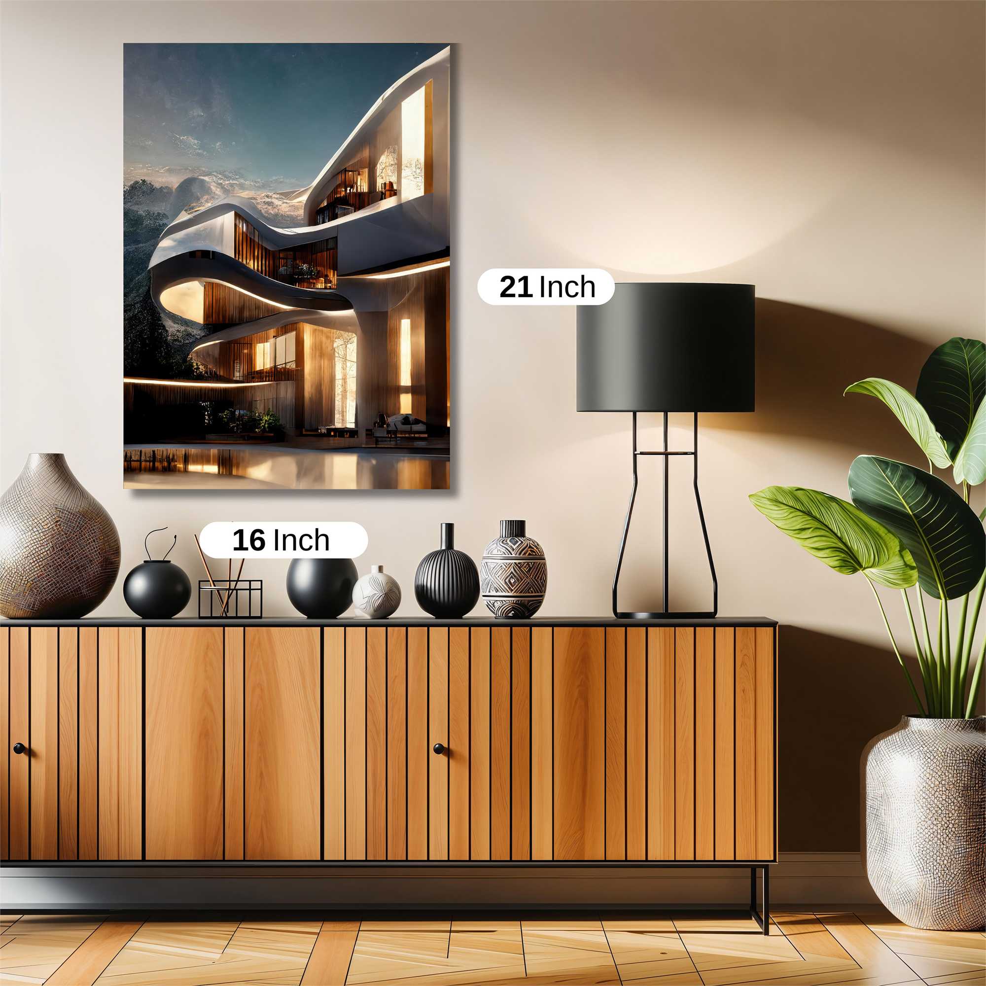 Mountain Serenity Safe Wall Magnetic / M