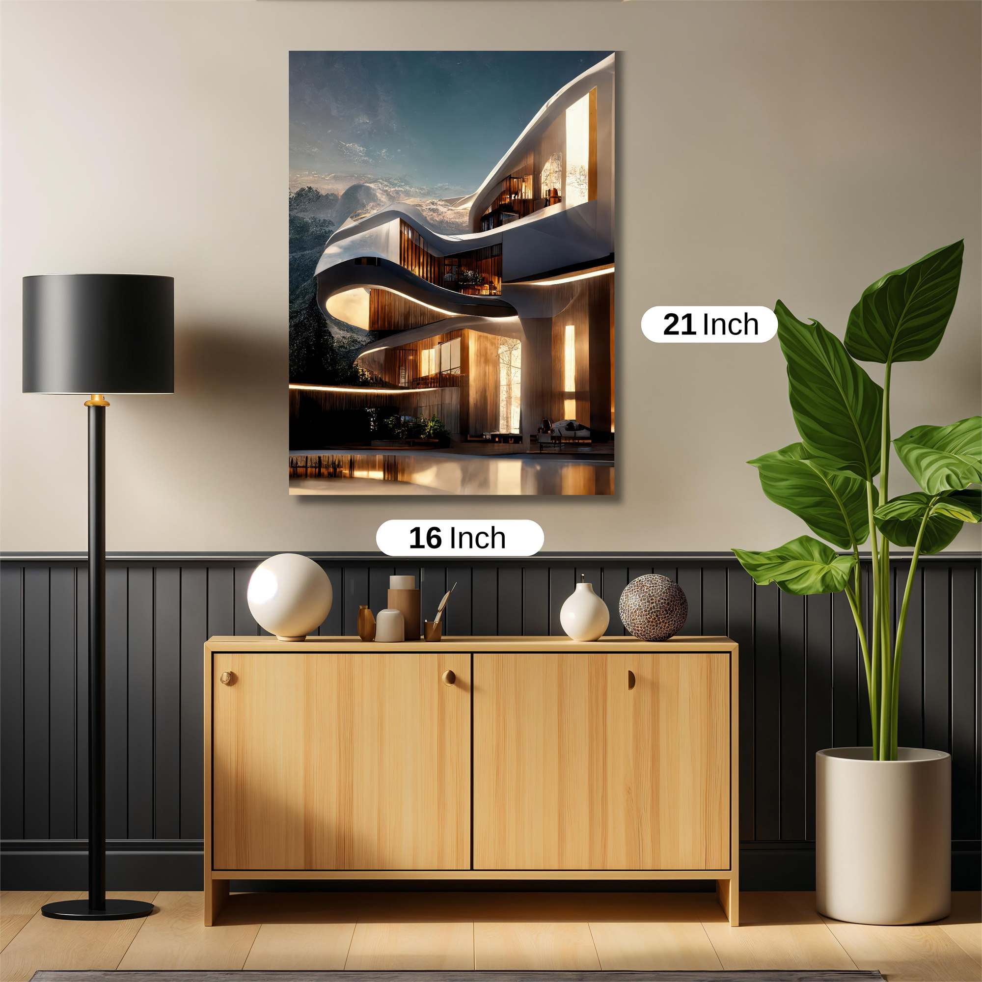 Mountain Serenity Safe Wall Magnetic / M